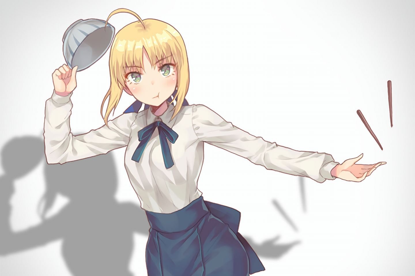 Fate Series Stay Night anime girls Saber one person