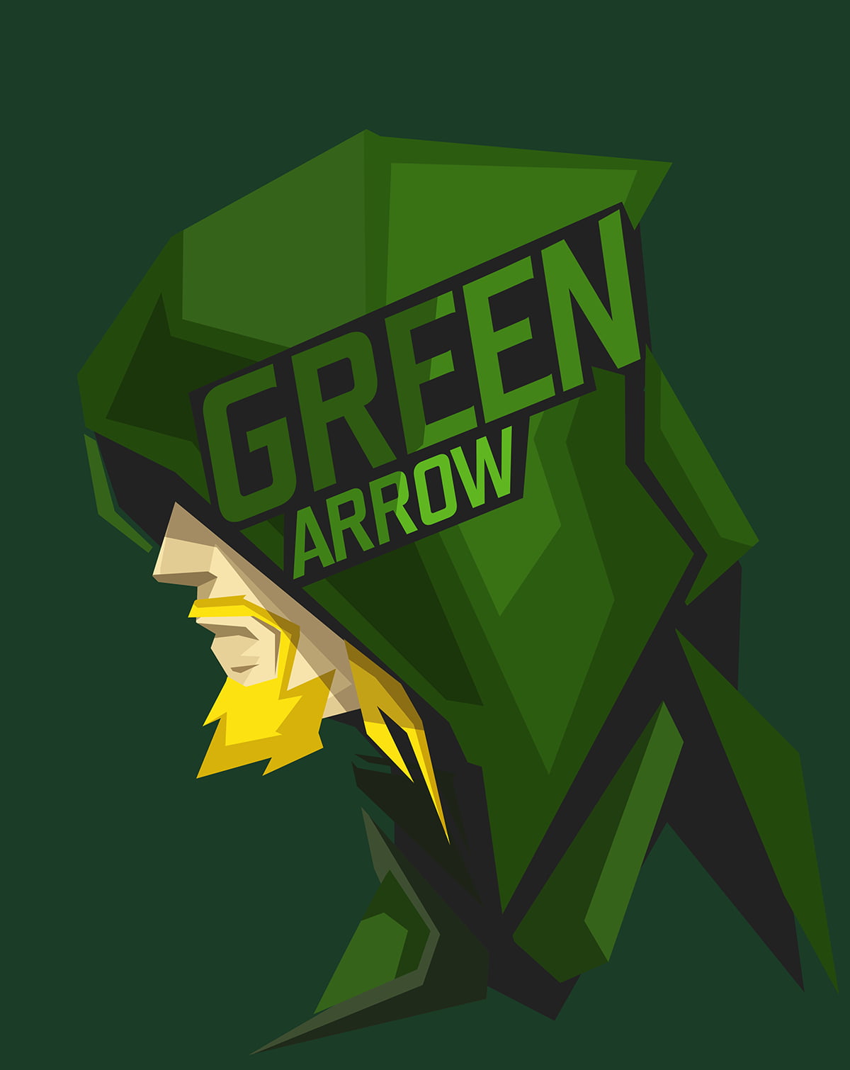 green arrow illustration superhero DC Comics sign communication