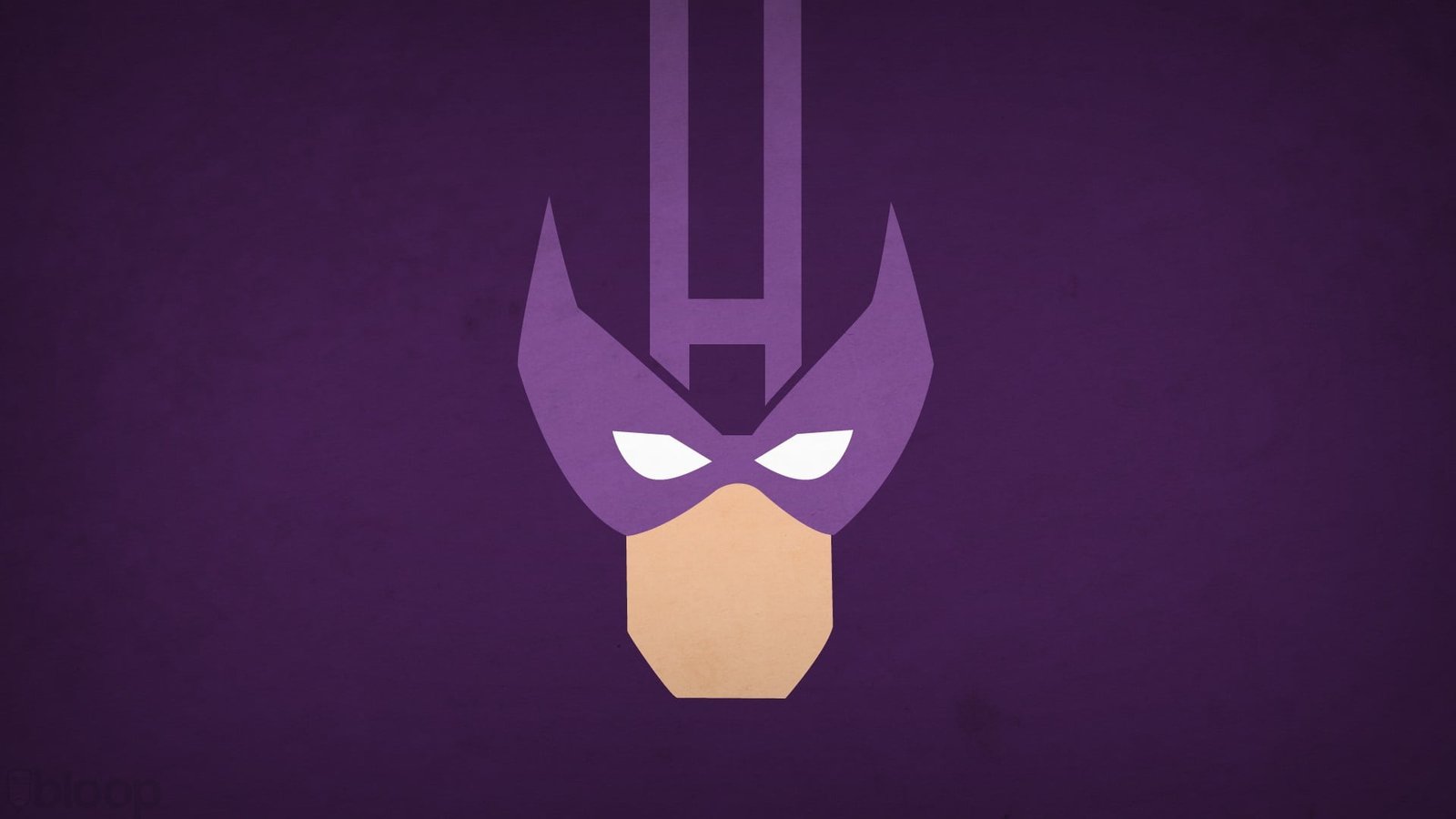 purple mask digital wallpaper minimalism simple background 2k