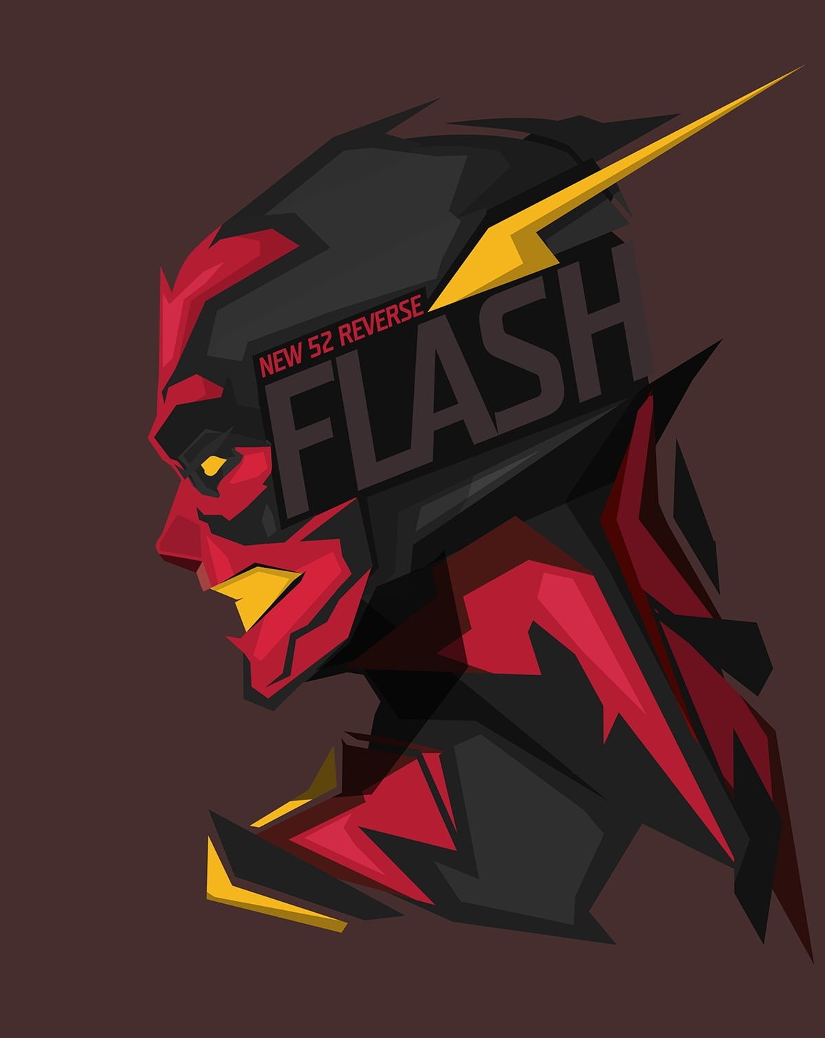 The Flash illustration superhero DC Comics red sign no people
