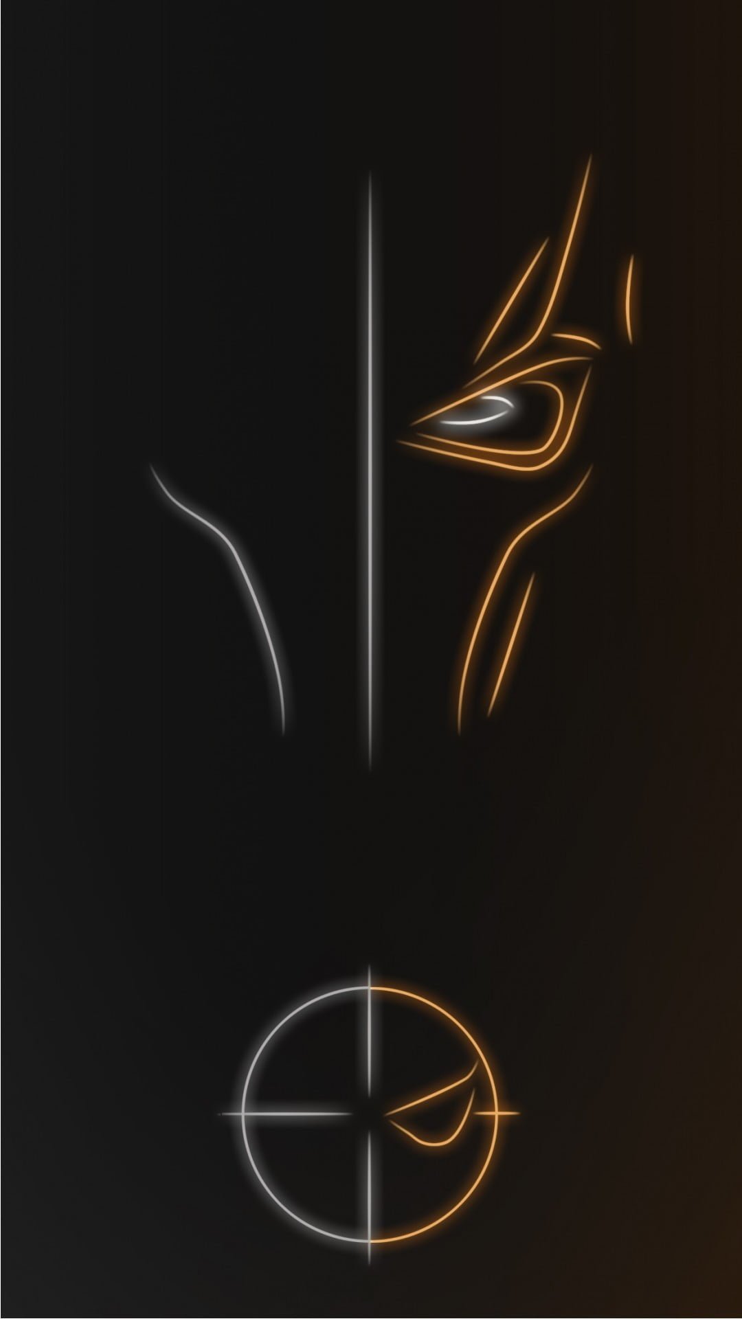 untitled superhero neon lights black background motion