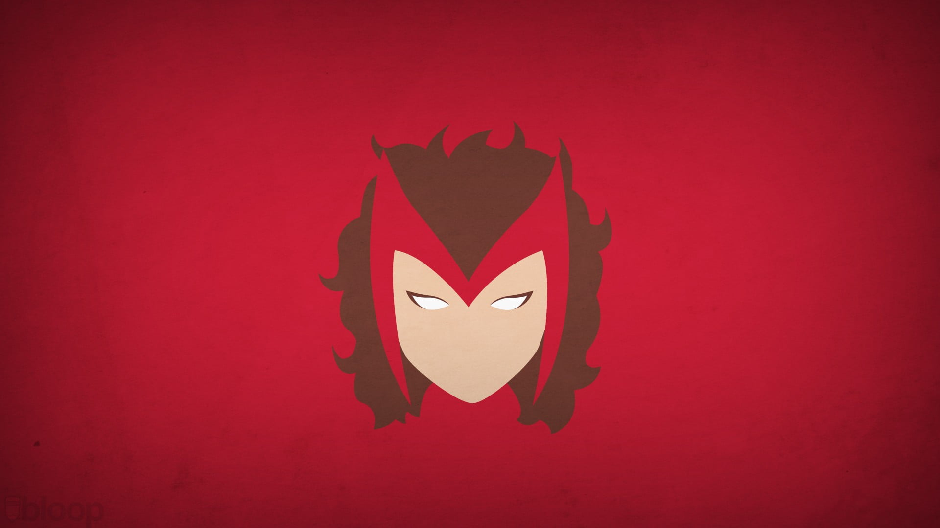 woman head illustration Marvel Comics hero Scarlet Witch 2k
