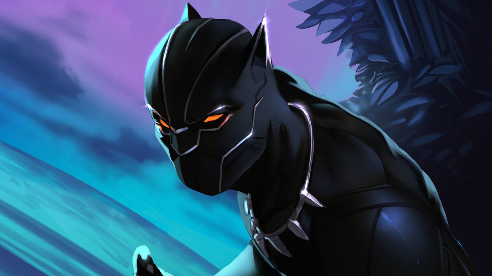 black panther artwork hd artist digital art artstation 2k