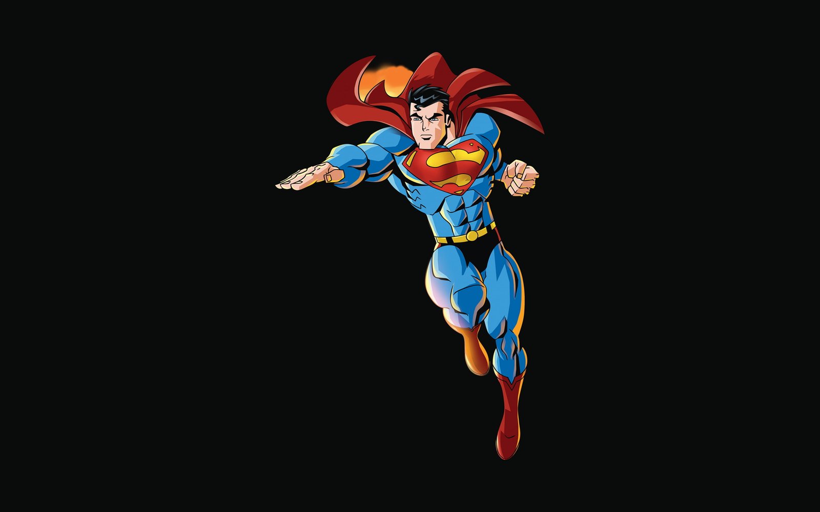 Dark background DC Comics Black Superman Superhero 2k 4k