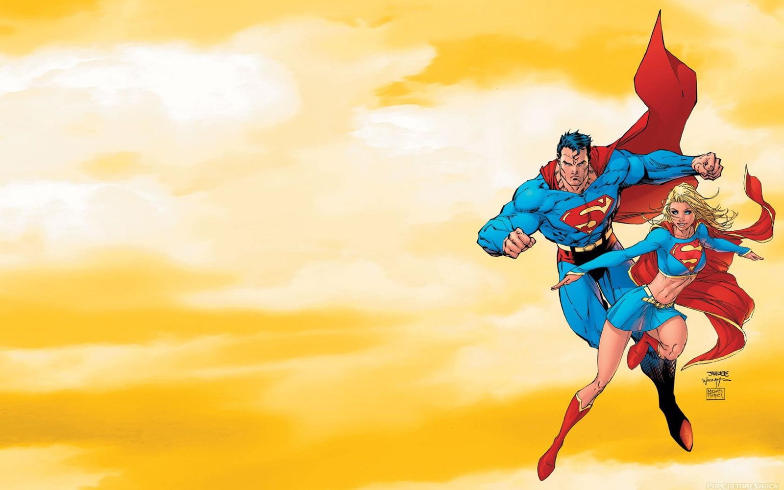 Dc Comics Superman Superheroes Supergirl Michael Turner Free Pictures 2k