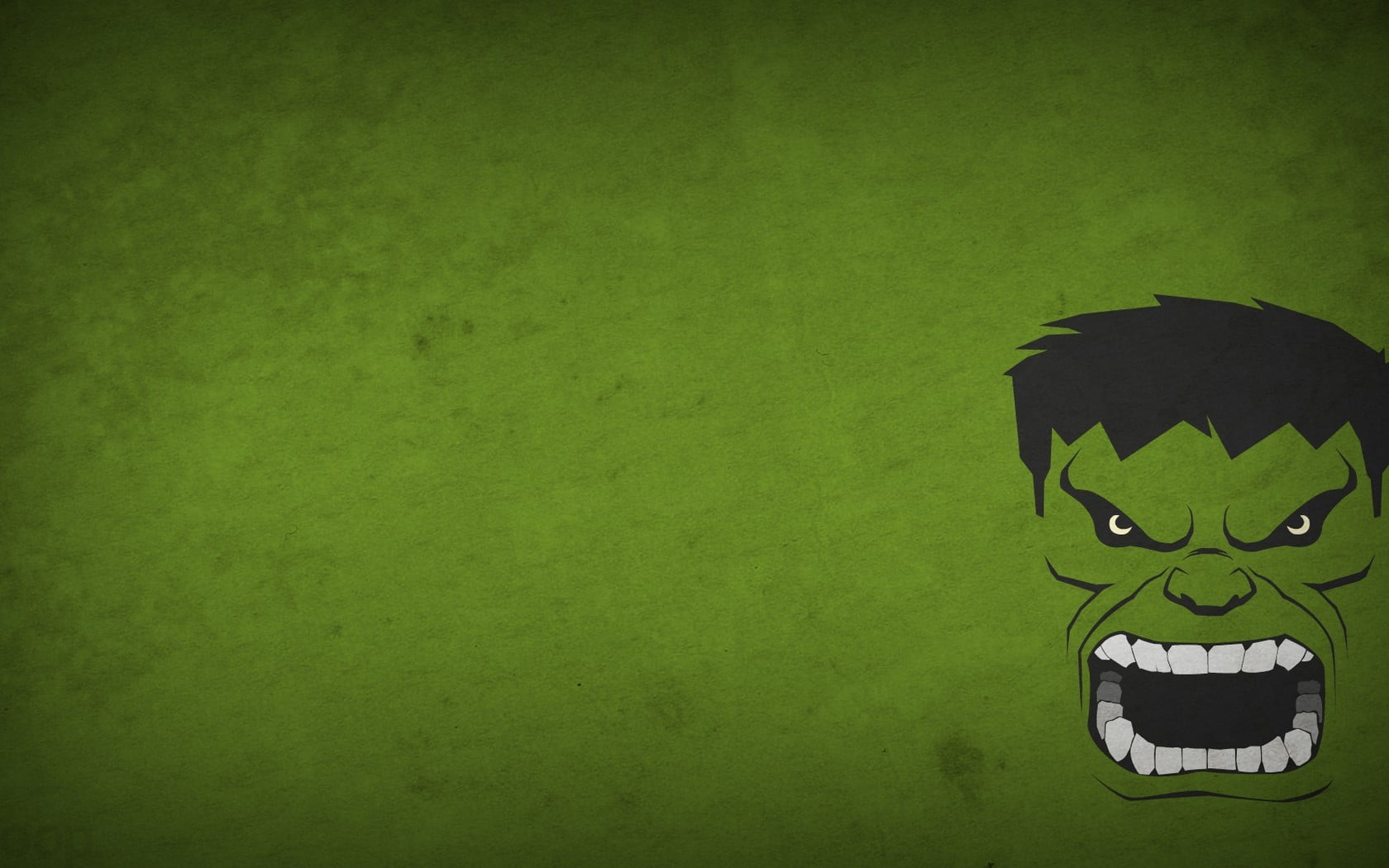 Hulk wallpaper green background minimalism superhero 2k