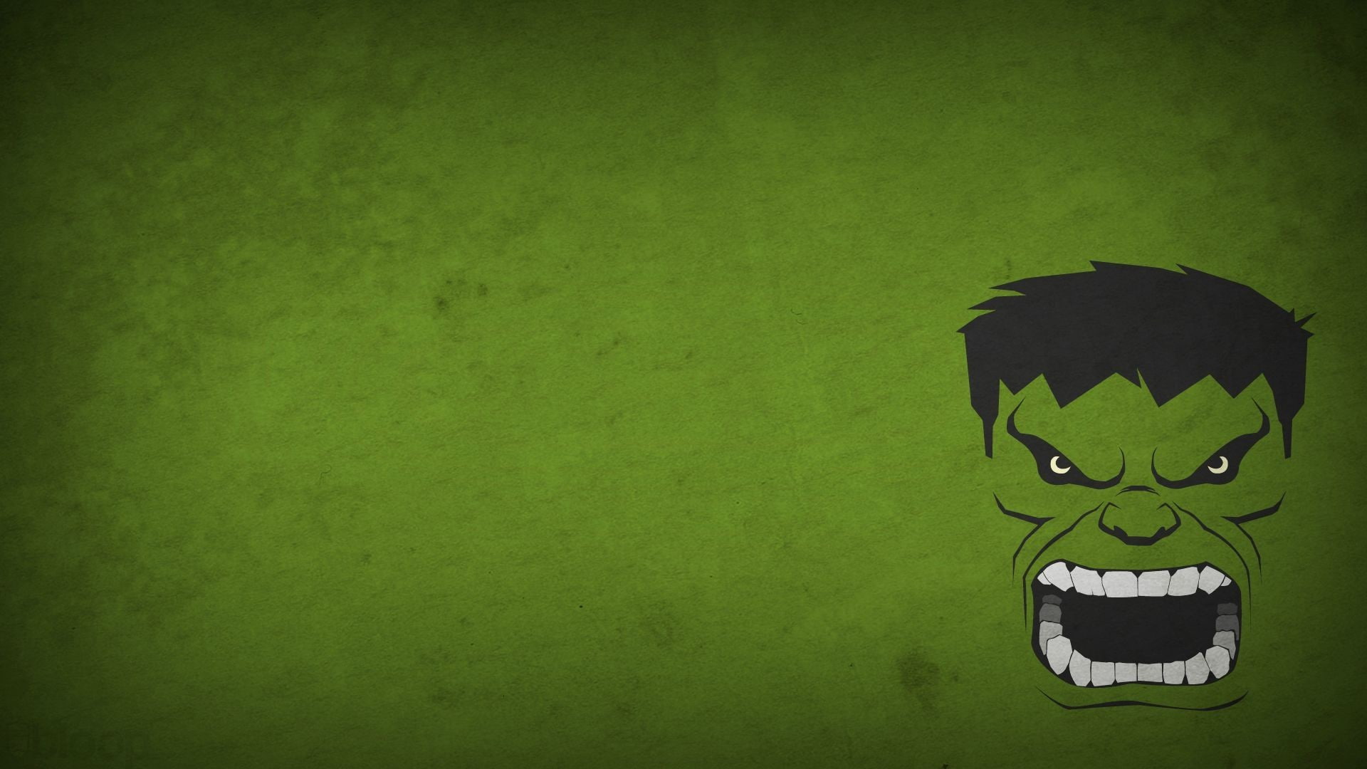 Hulk superhero minimalism Marvel Comics Heroes 2k