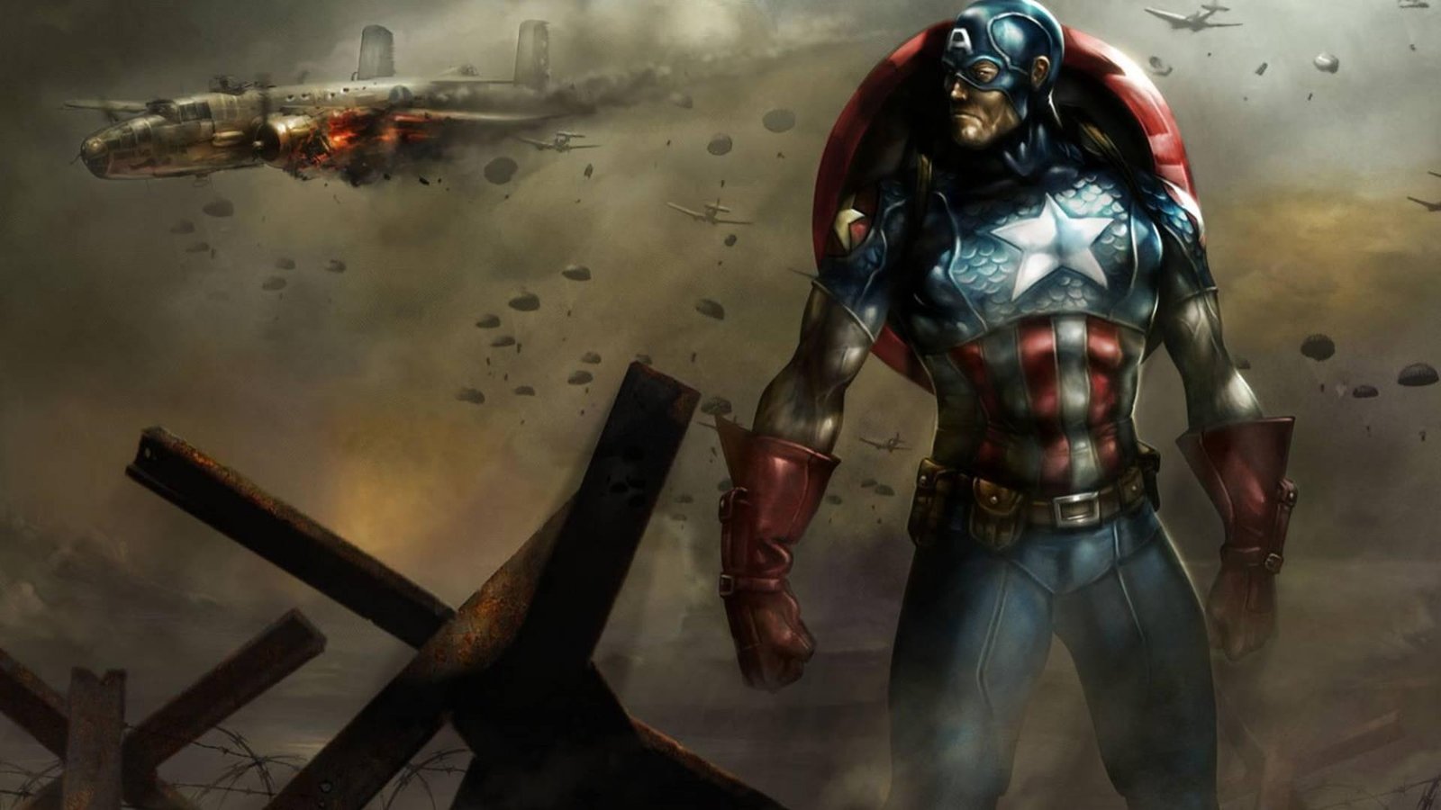Marvel Comics superhero Captain America 2k