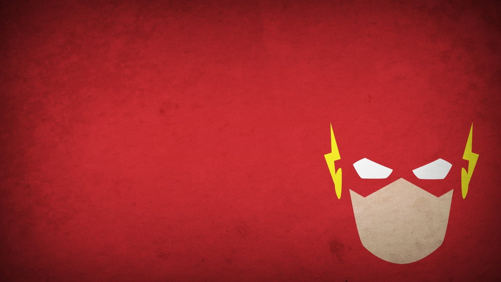 red background comics The Flash simple superhero 2k