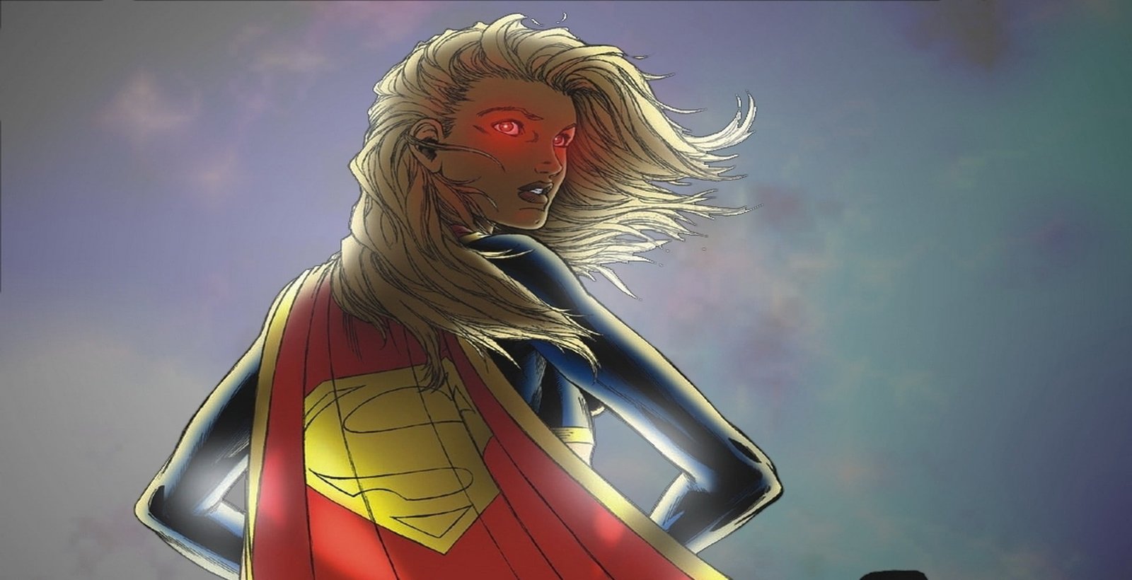 Supergirl DC Comics superhero one person blond hair young adult 2k