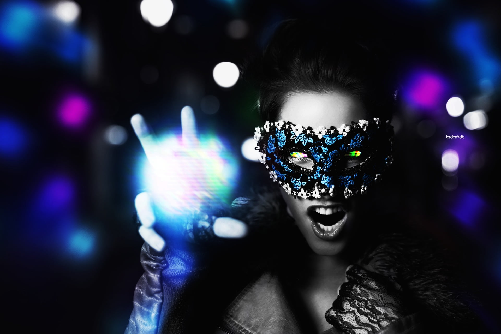 superhero women Photoshop portrait headshot one person 2k