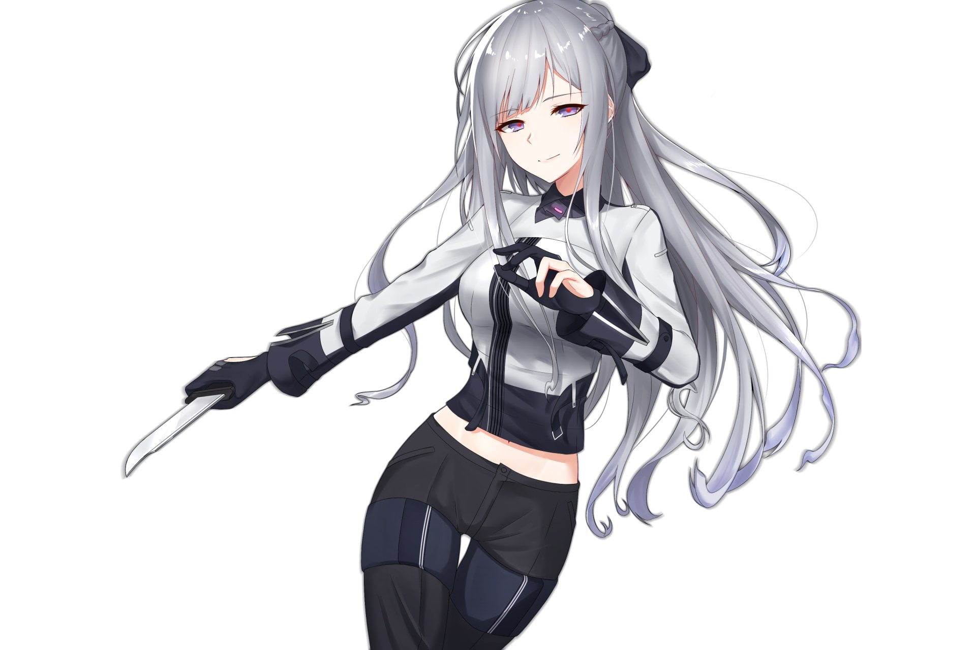 Video Game Girls Frontline AK 12 one person 2k