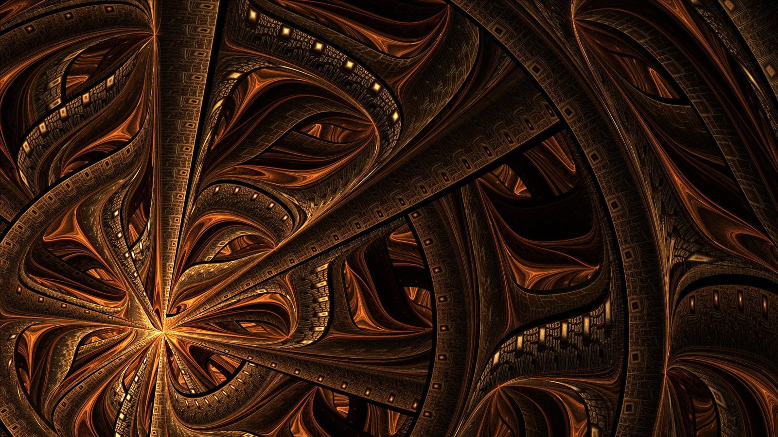brown digital wallpaper abstract fractal art no people 2k