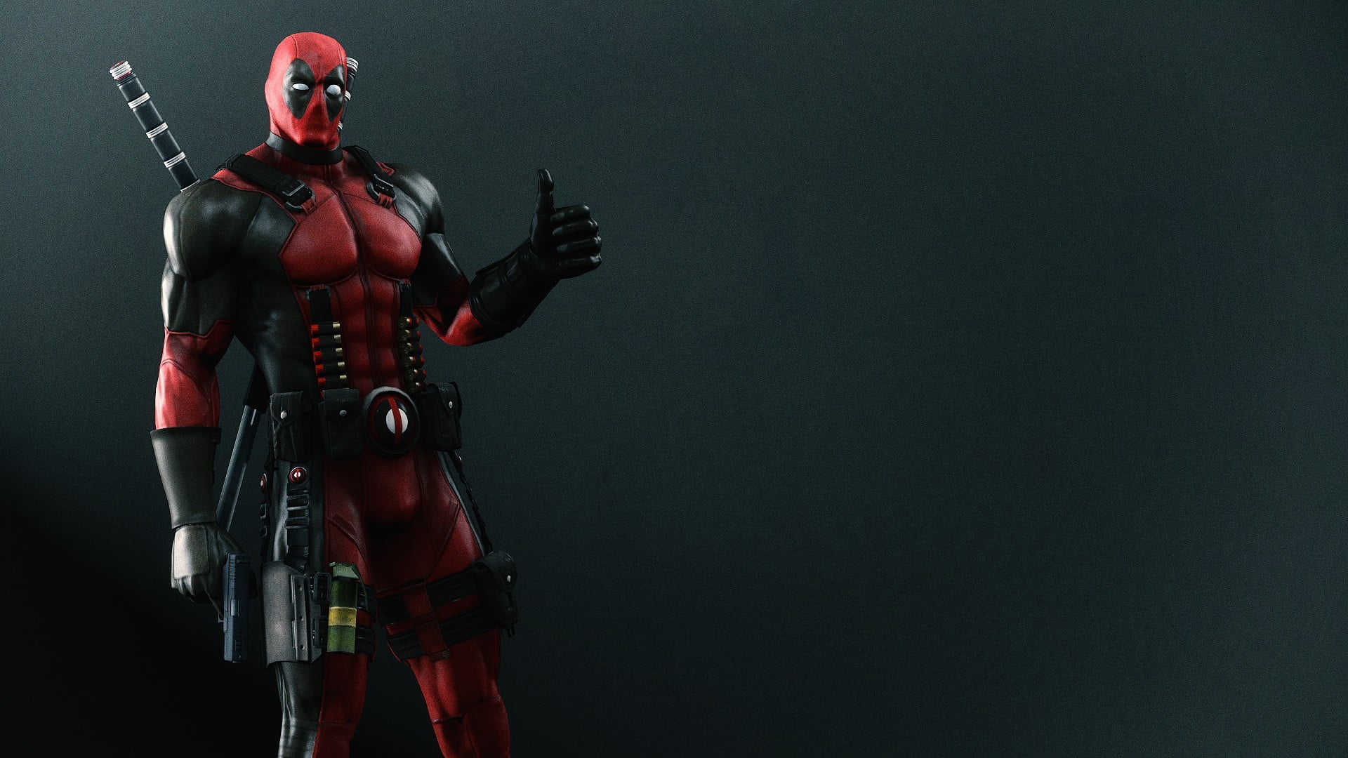 Deadpool wallpaper Death Pool toy futuristic plastic weapon 2k