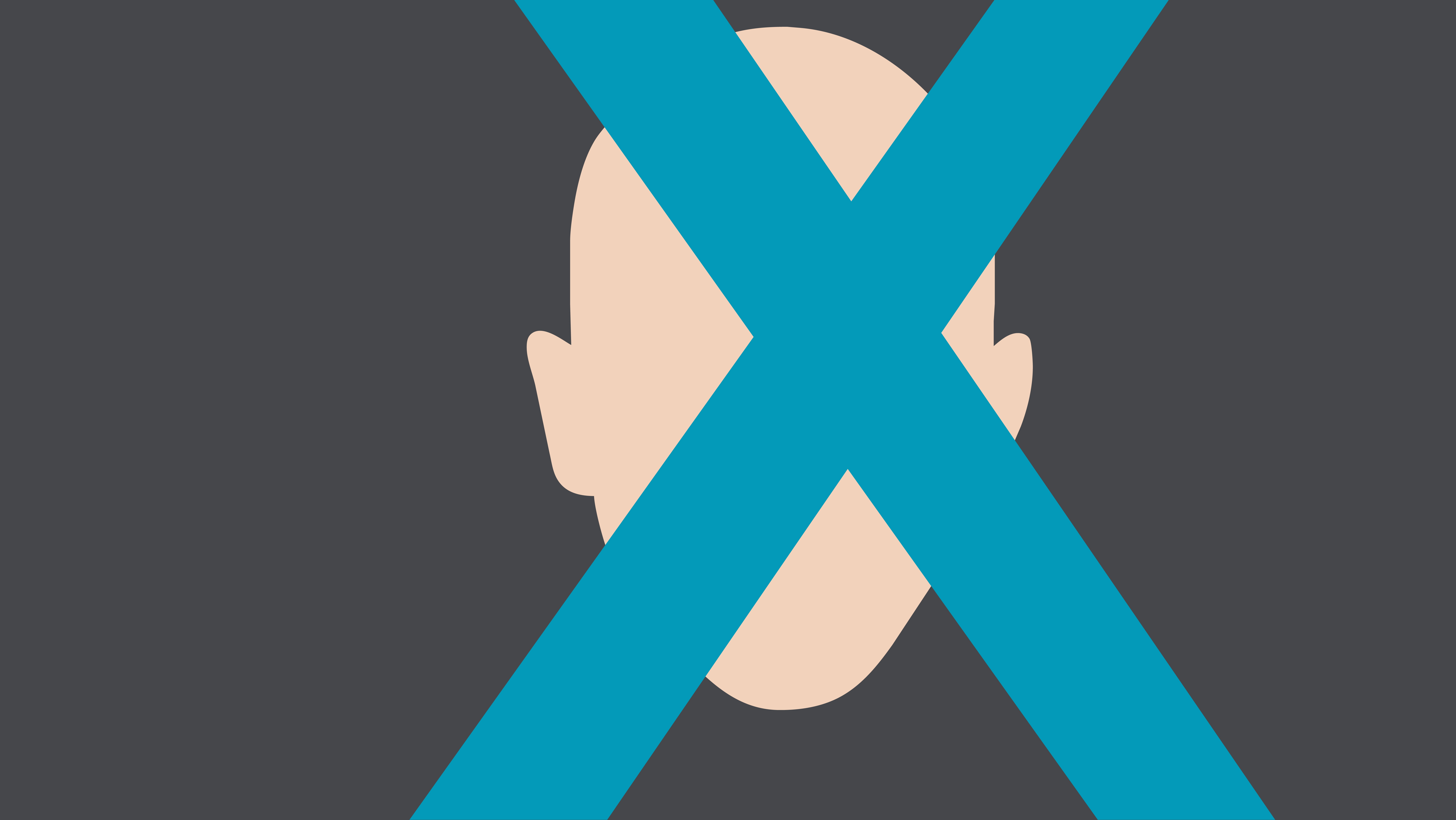 human face illustration Charles Xavier minimalism superhero 2k 4k 5k 8k