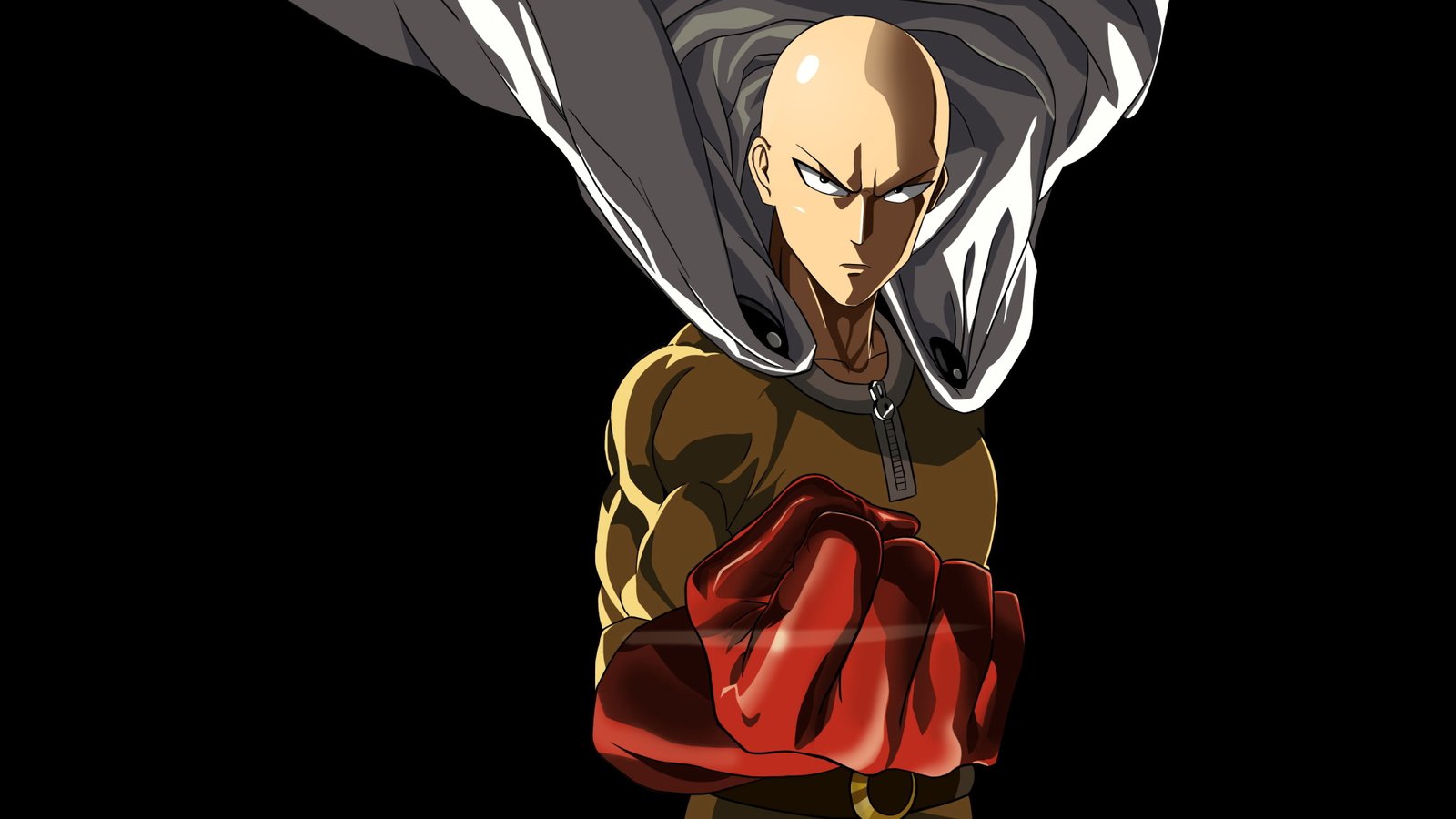 One Punchman illustration one punch man saitama character 2k 4k