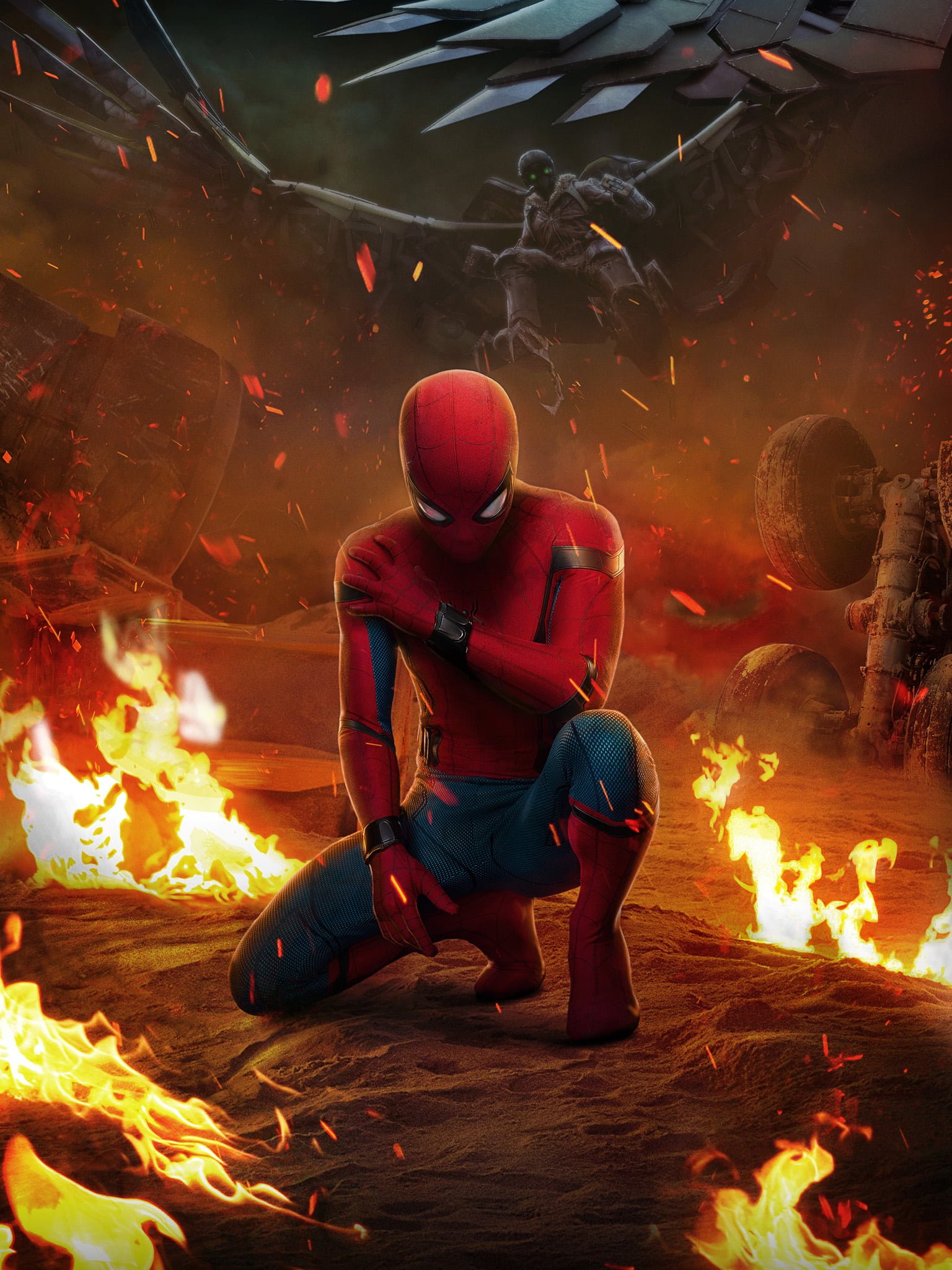 Spider Man Homecoming Movie Peter Parker movies superhero 2k