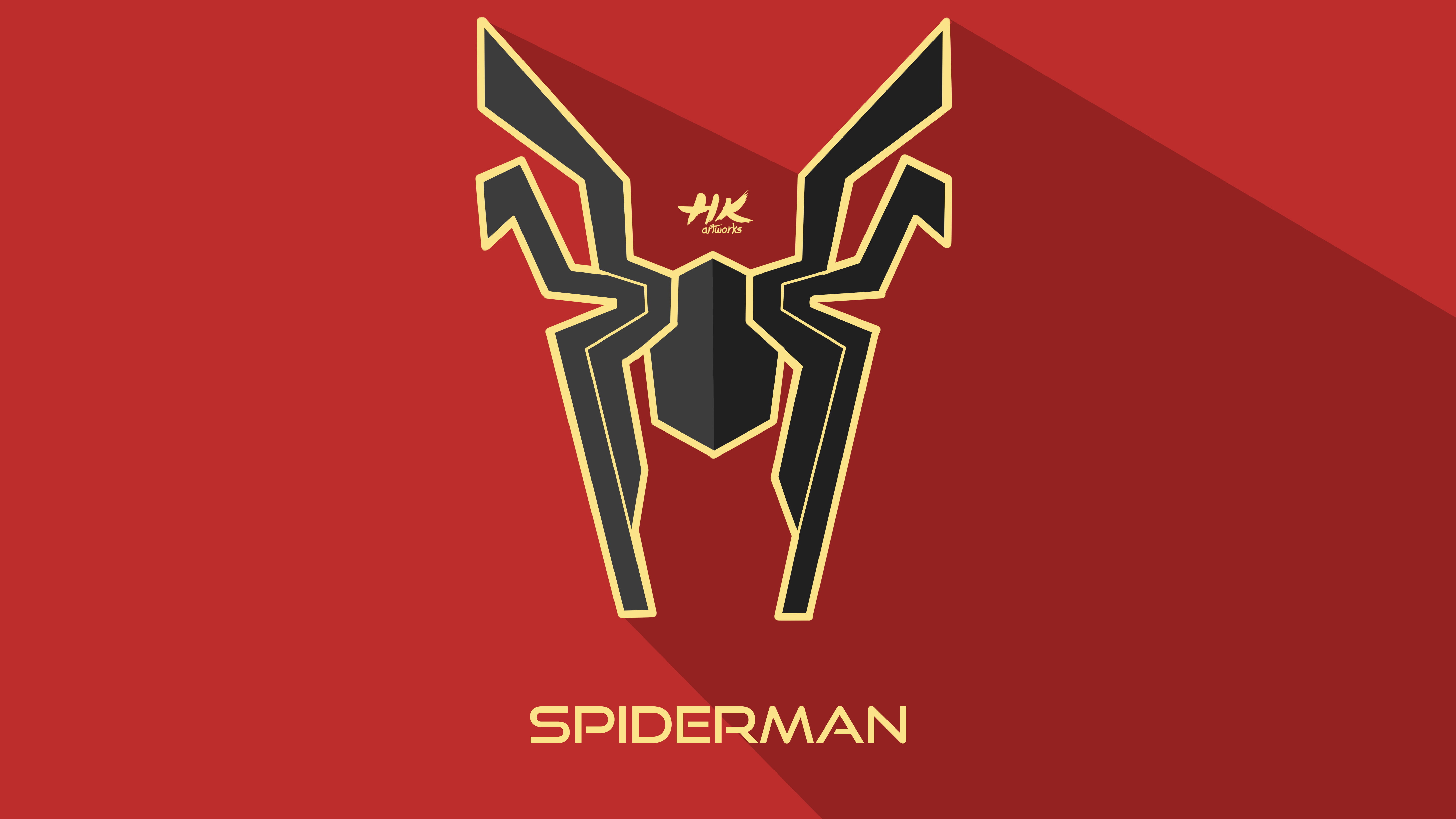 spiderman logo hd artist artwork deviantart superheroes 2k 4k 5k