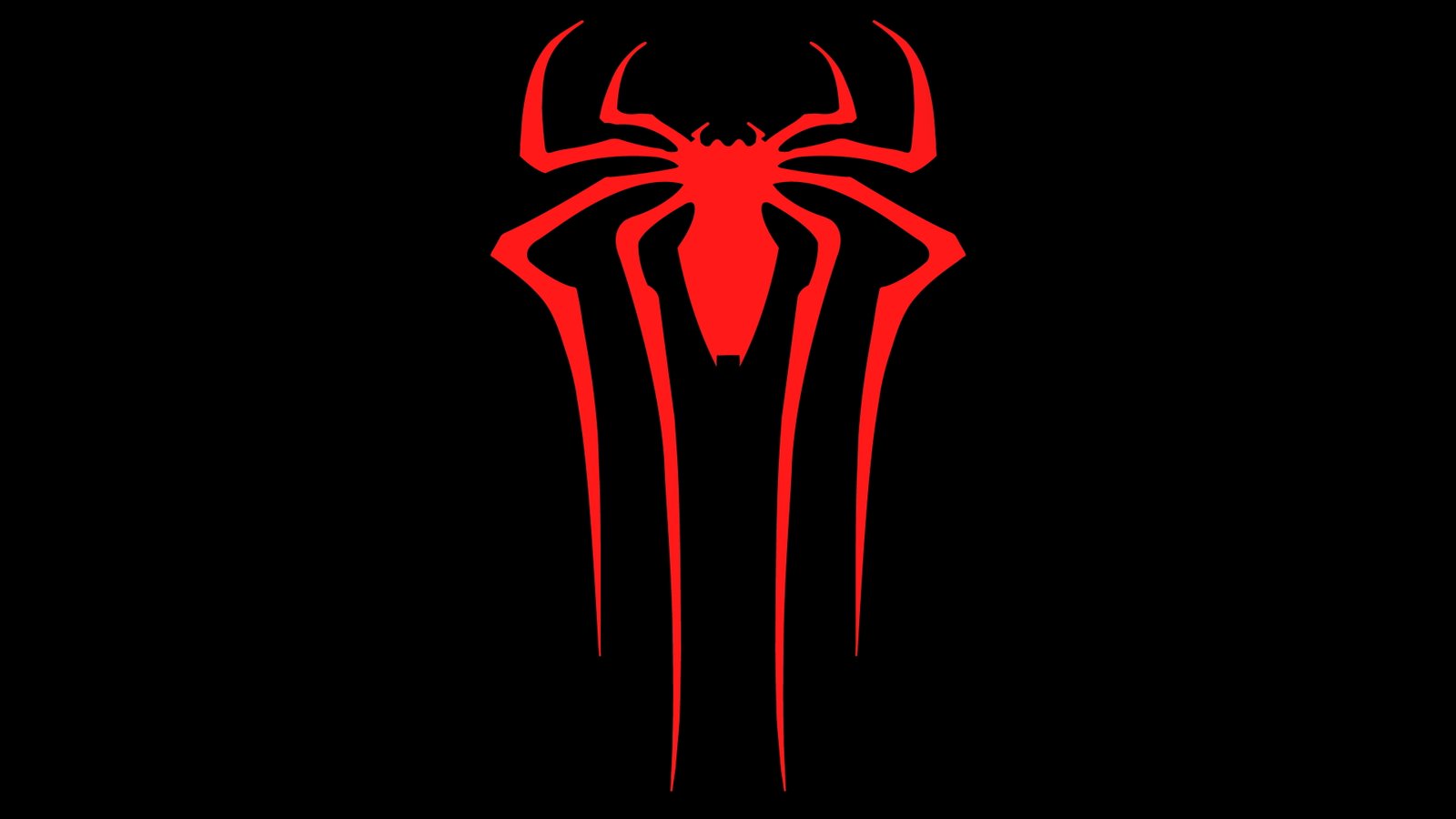 spiderman superheroes logo hd dark black background 2k 4k 5k 8k