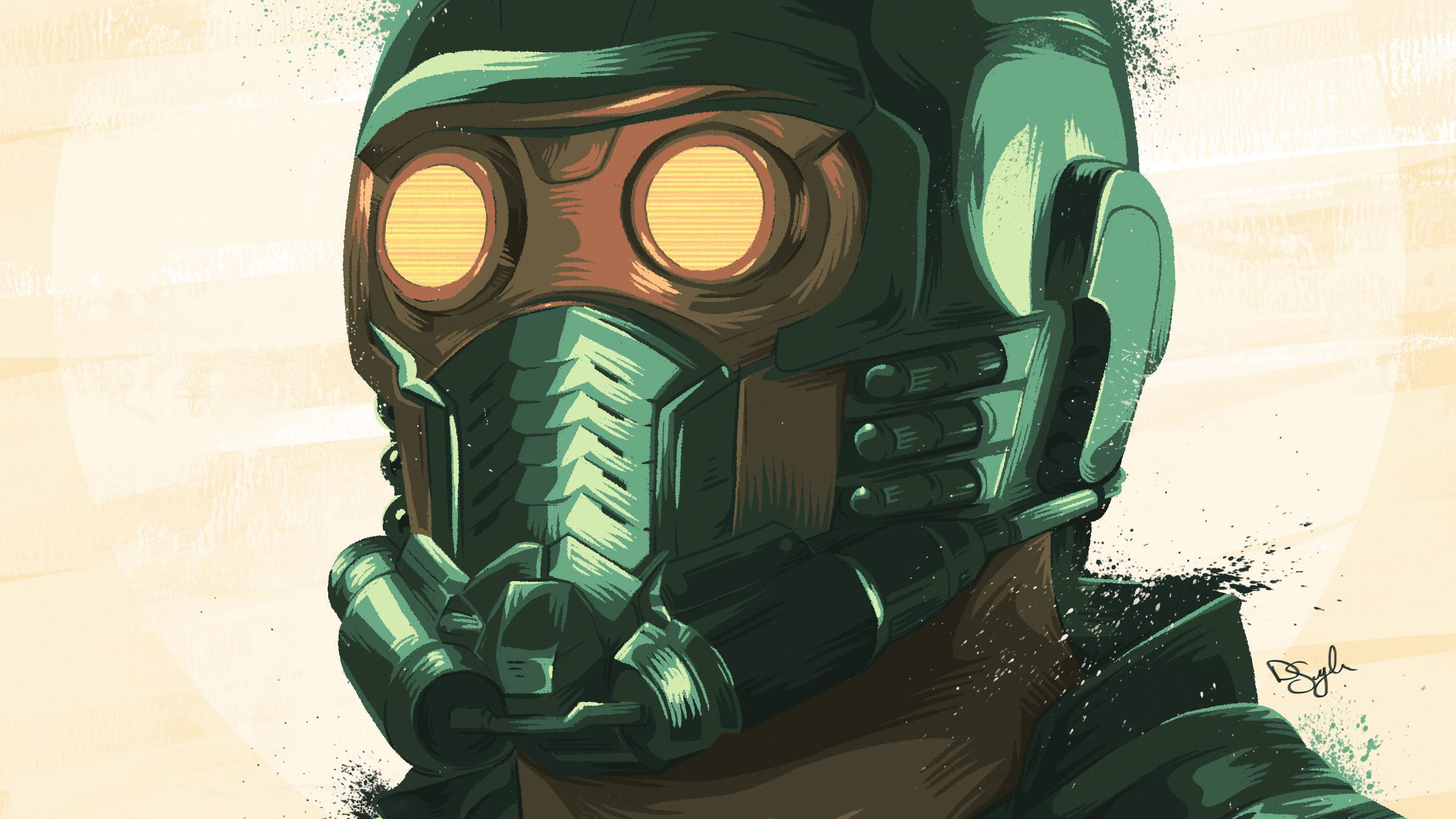 star lord closeup artwork hd superheroes artist digital art 2k