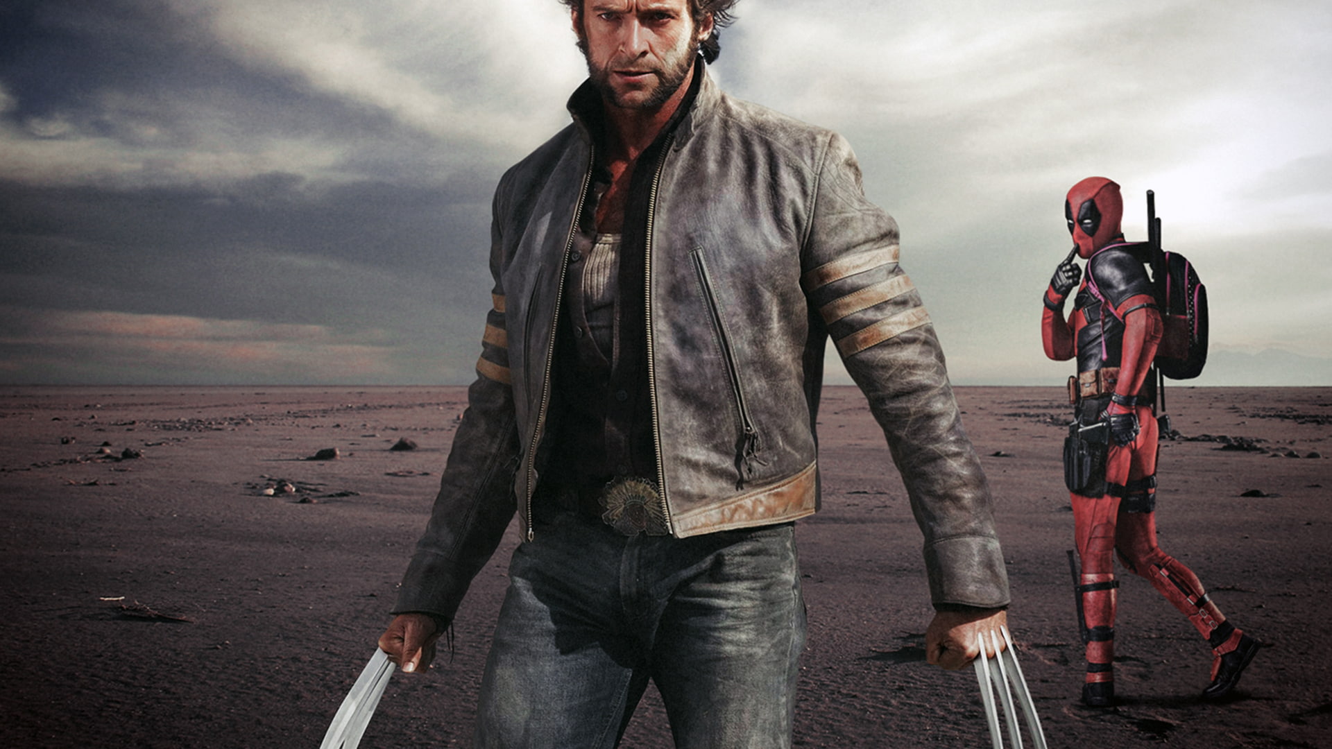 superhero Wolverine Deadpool Men 2k