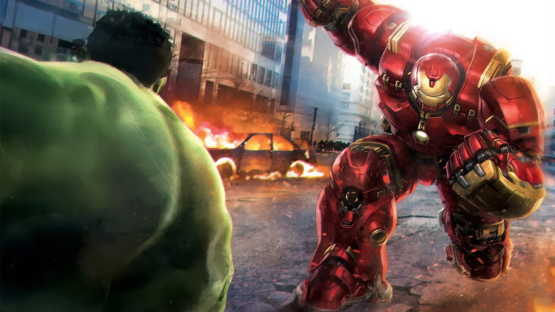 The Avengers Age of Ultron Iron Man Hulk Marvel Comics 2k
