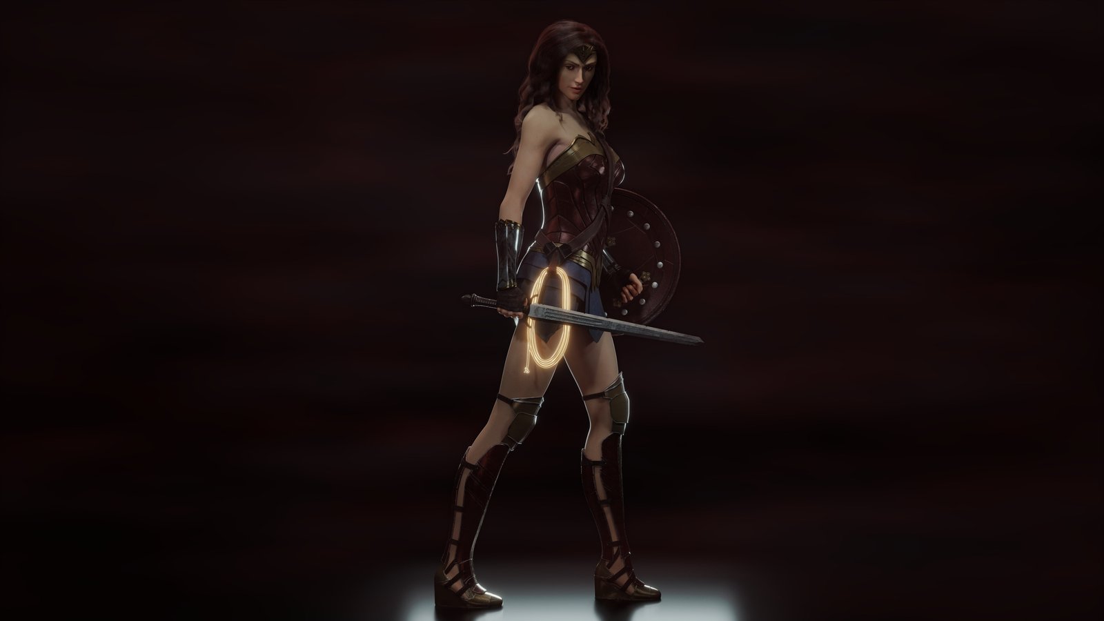 wonder woman digital art hd artwork artist superheroes 2k 4k 5k