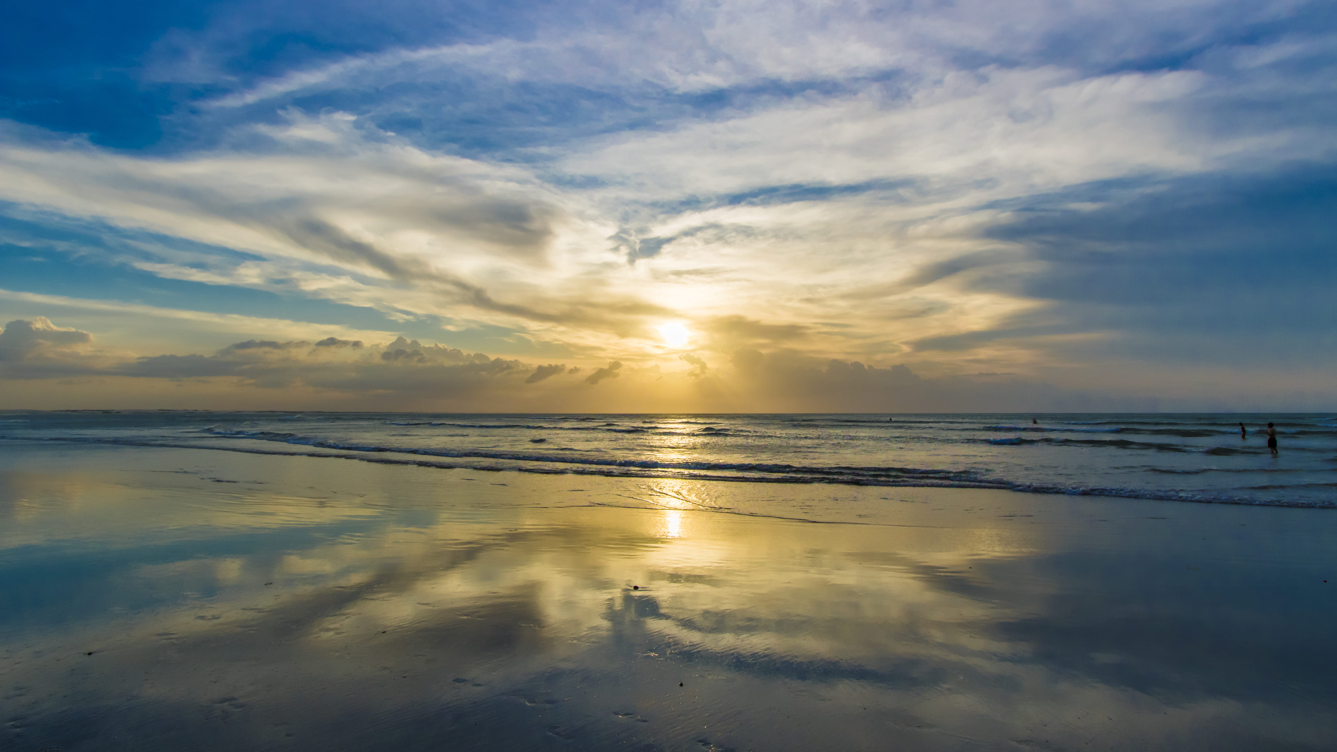 brazil jericoacoara beach sunset sky water scenics nature 2k 4k 5k