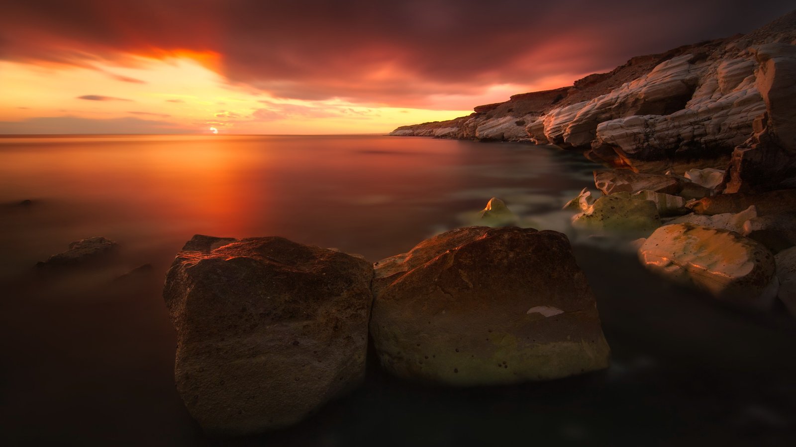 high resolution images of nature sunset water beauty in 2k 4k