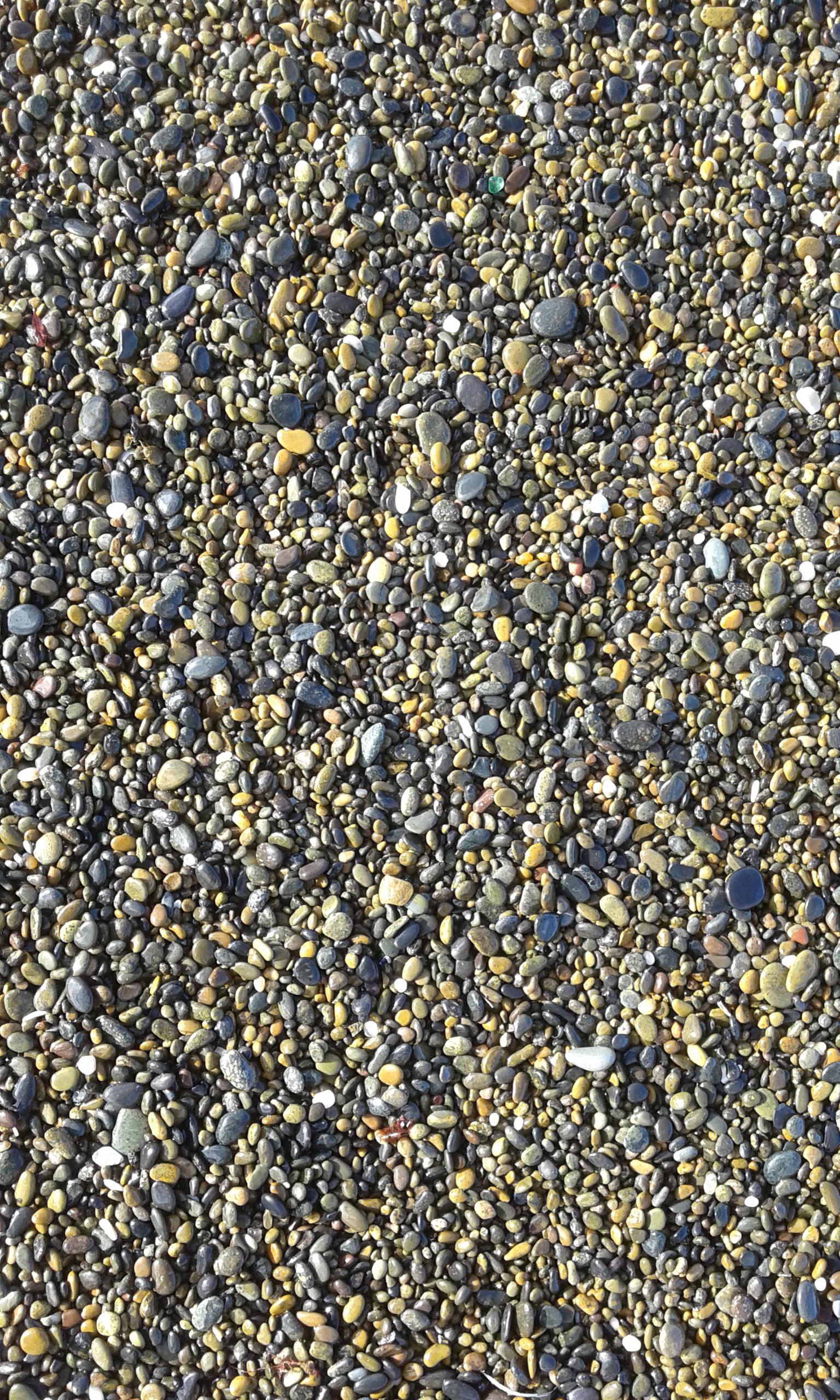 Rocky beach Patagonia Argentina