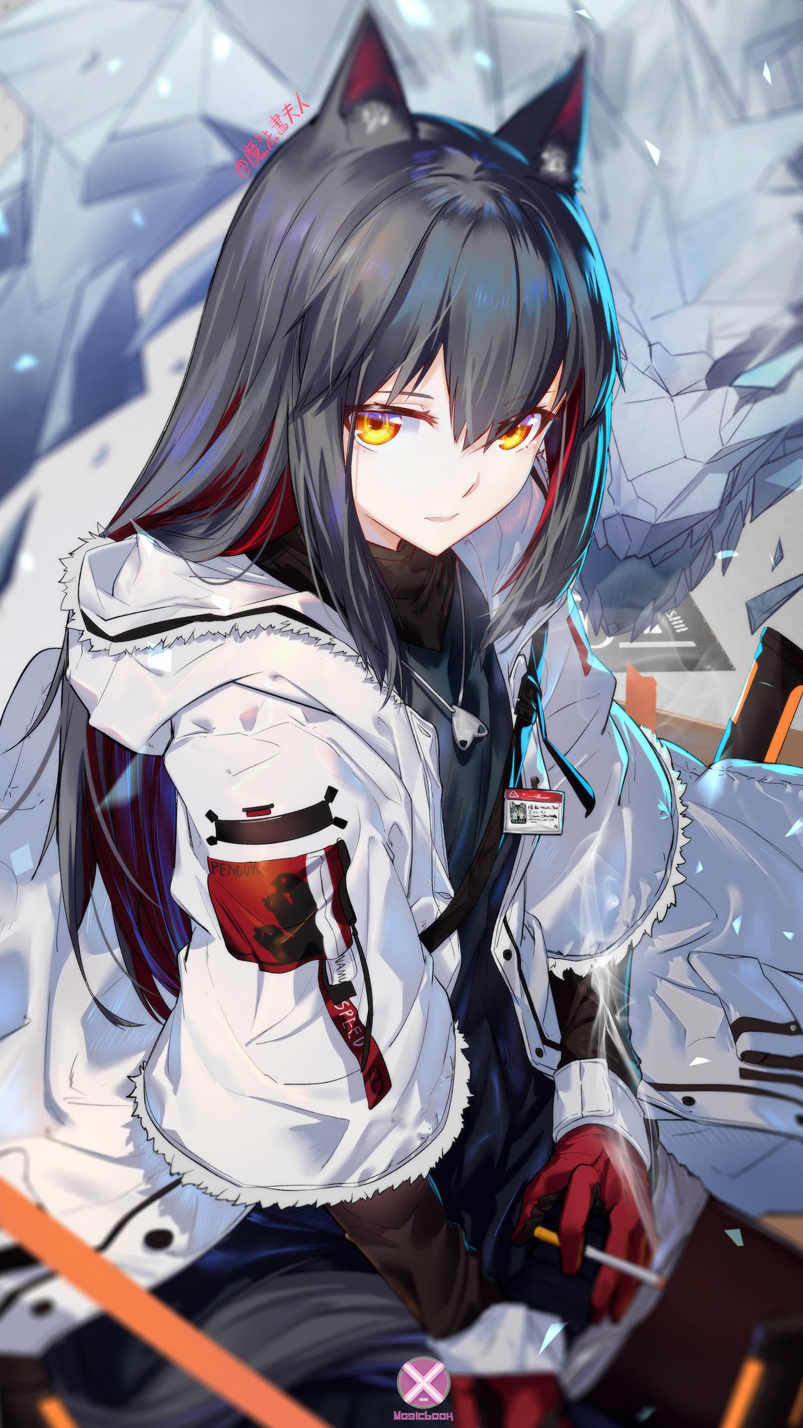 anime girls digital art artwork vertical portrait display 2k