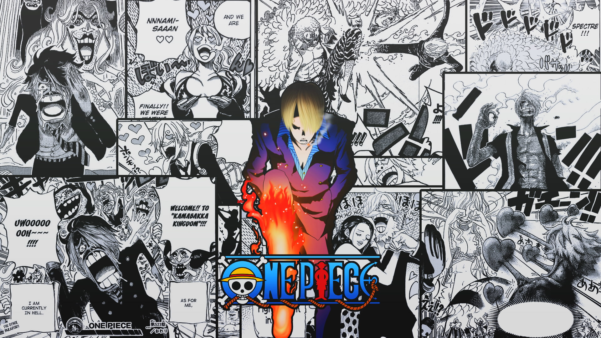 anime One Piece manga boys 2k