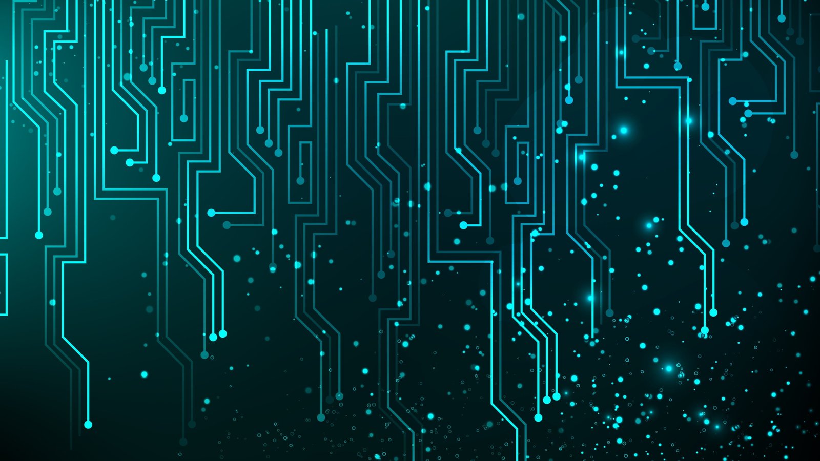 digital technology pattern sky line art glow 2k 4k