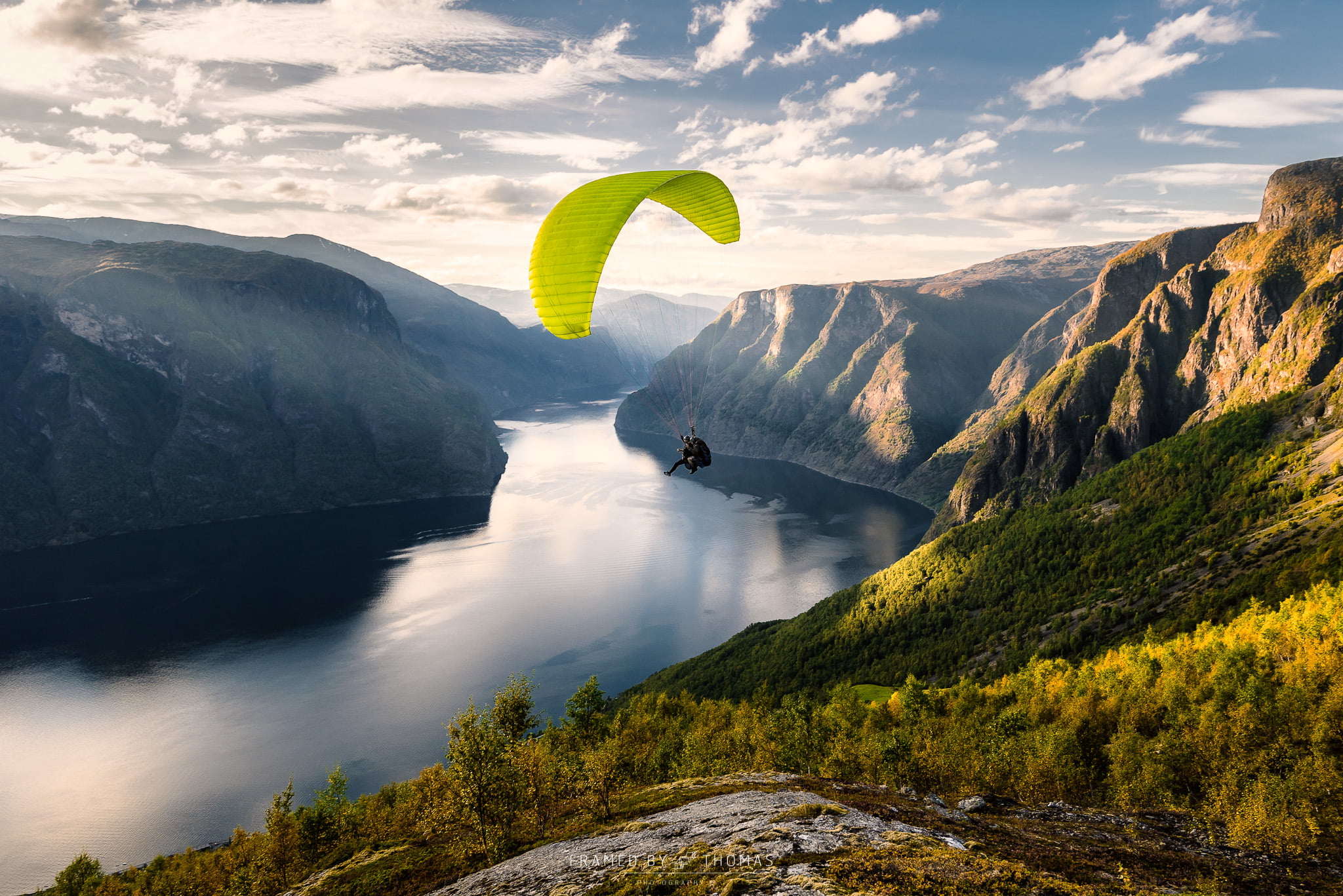person skydiving norway Paraglider activity adventure 2k
