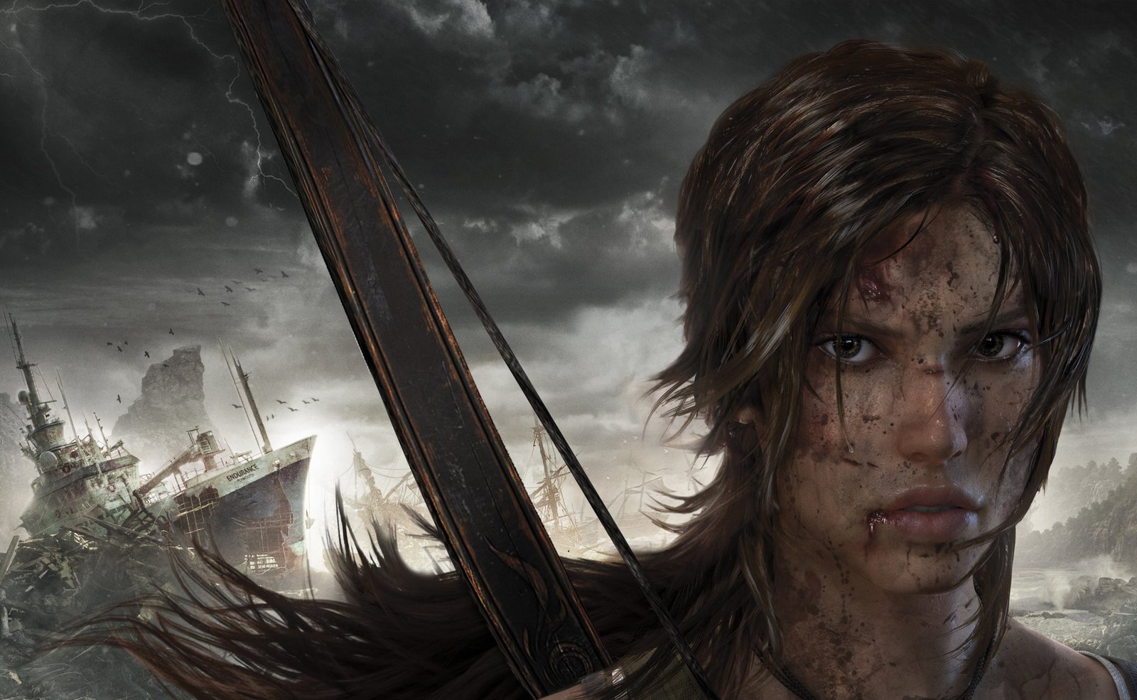 Tomb Raider The Witcher female character wallpaper Games 2k