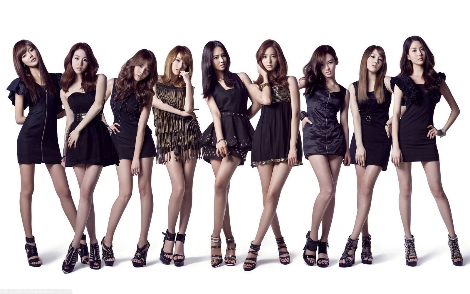 group of women asian korean snsd girls generation young adult 2k
