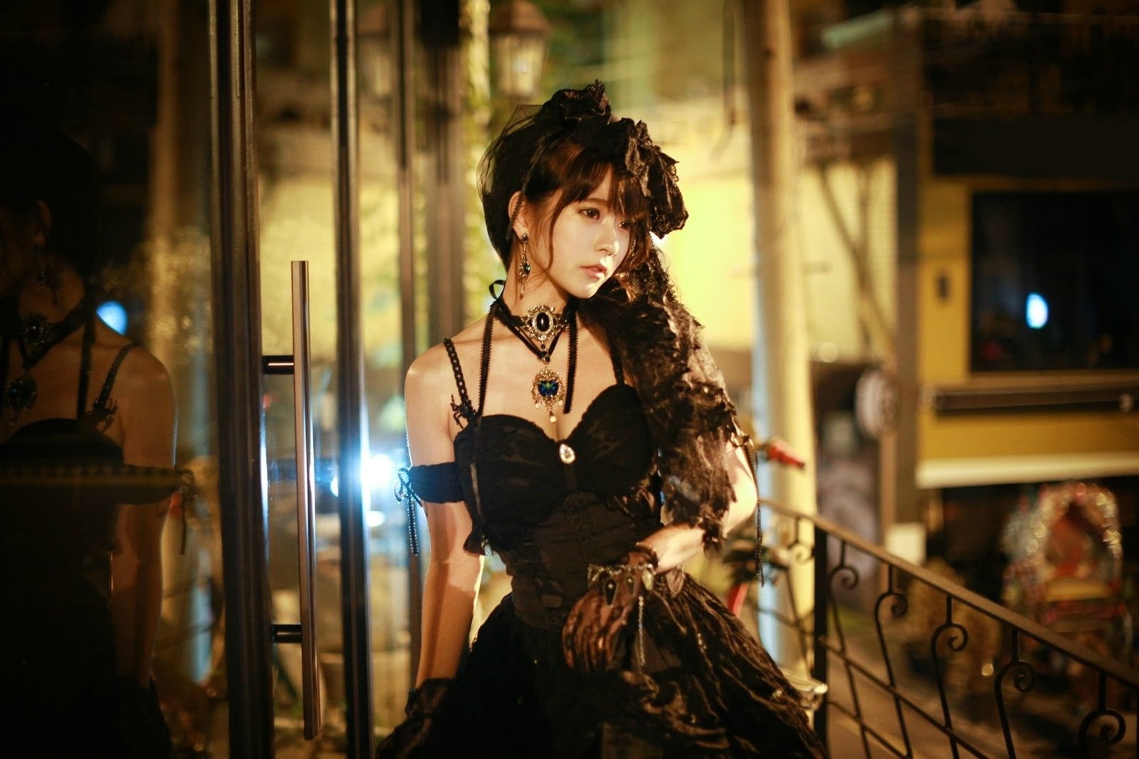 Korean Gothic Yurisa Chan model women 2k