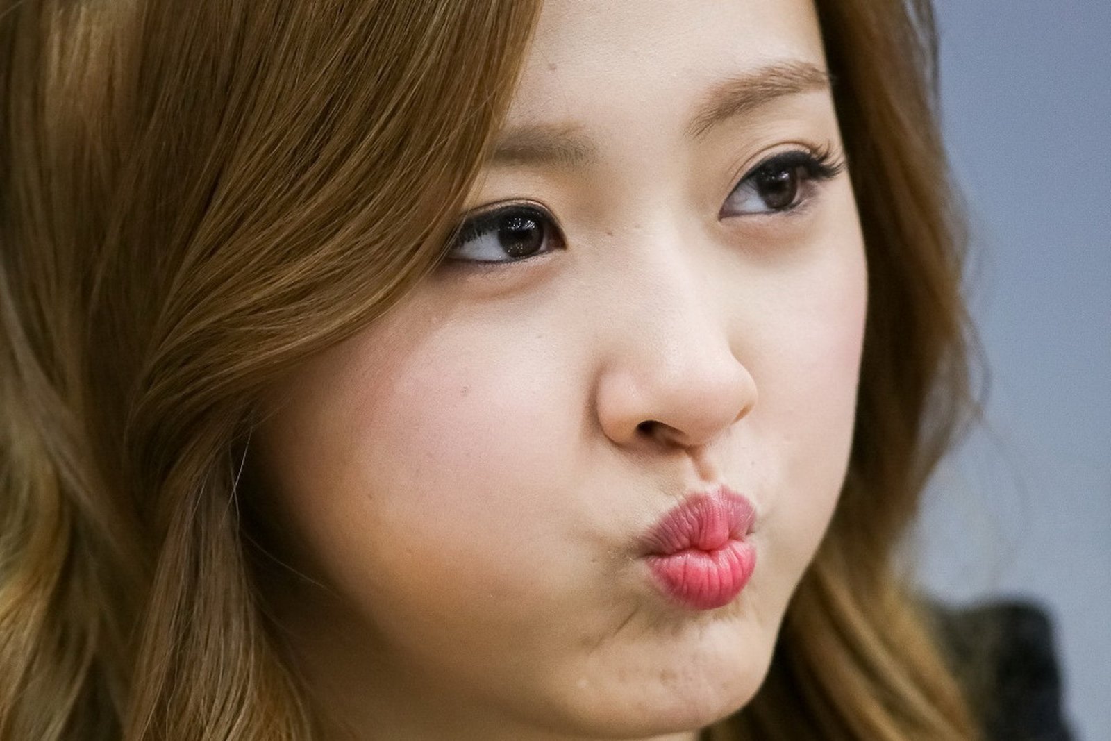 Music Korean Girl Group portrait close up one person headshot 2k