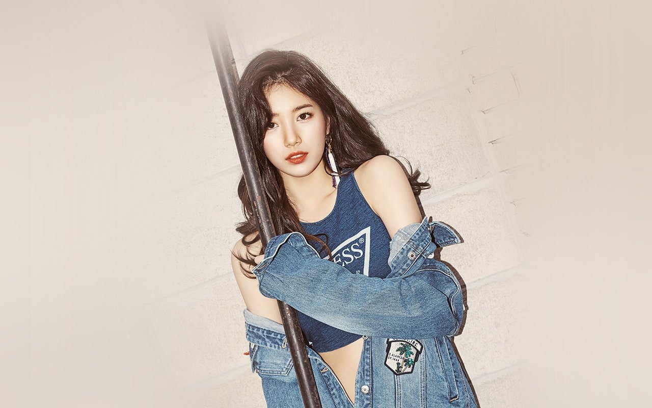 Suzy K pop Asian women model Miss A Korean one person 93