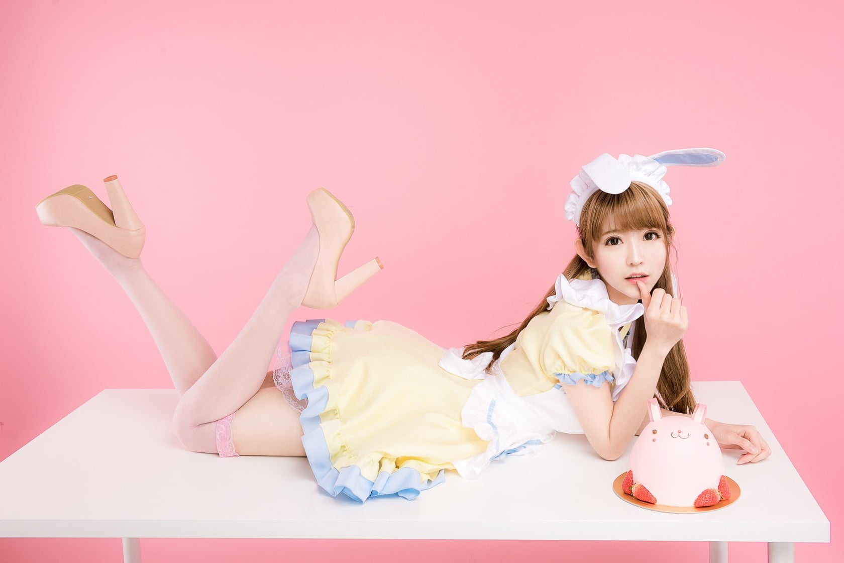 Yurisa Chan Korean model women cosplay one person indoors 2k