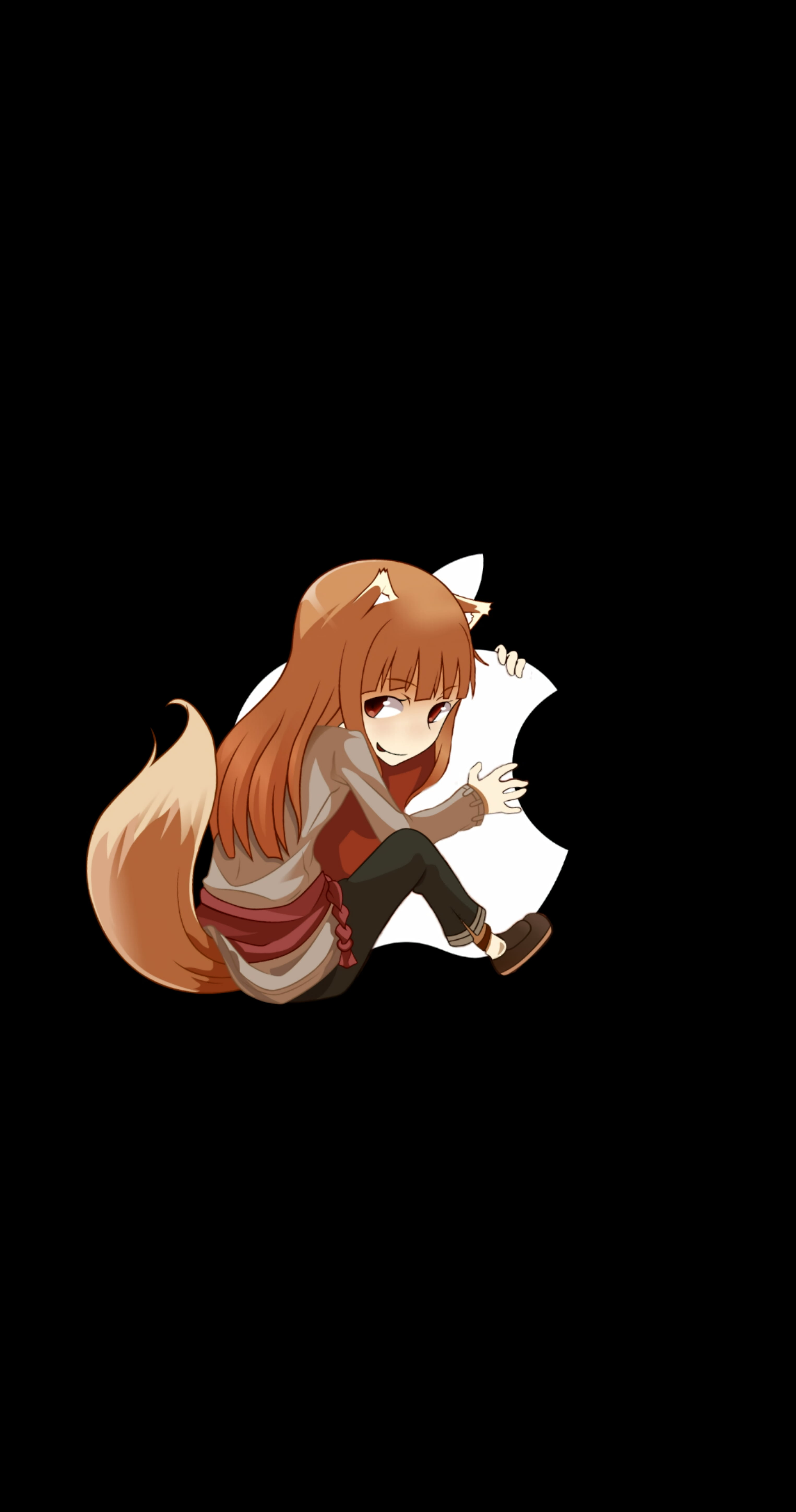 anime girls amoled Spice and Wolf Apple Inc Holo 72 2k