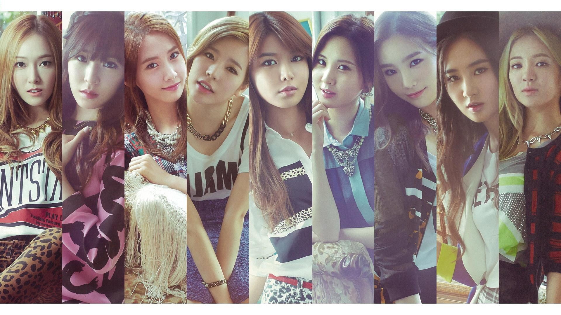 9 member girl band SNSD Girls Generation Asian model musician 82 2k