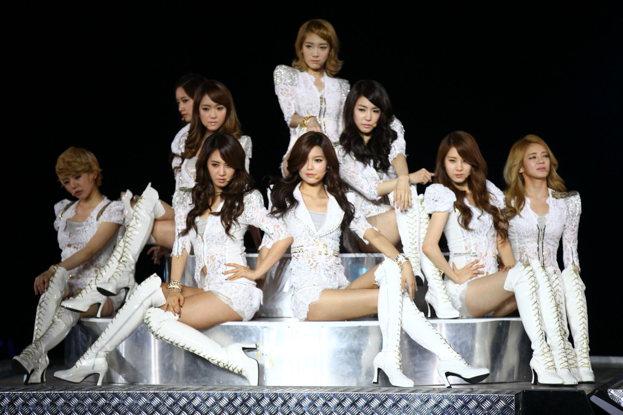 Asian Girls Generation Hands On Hips korean model Musicians 2k