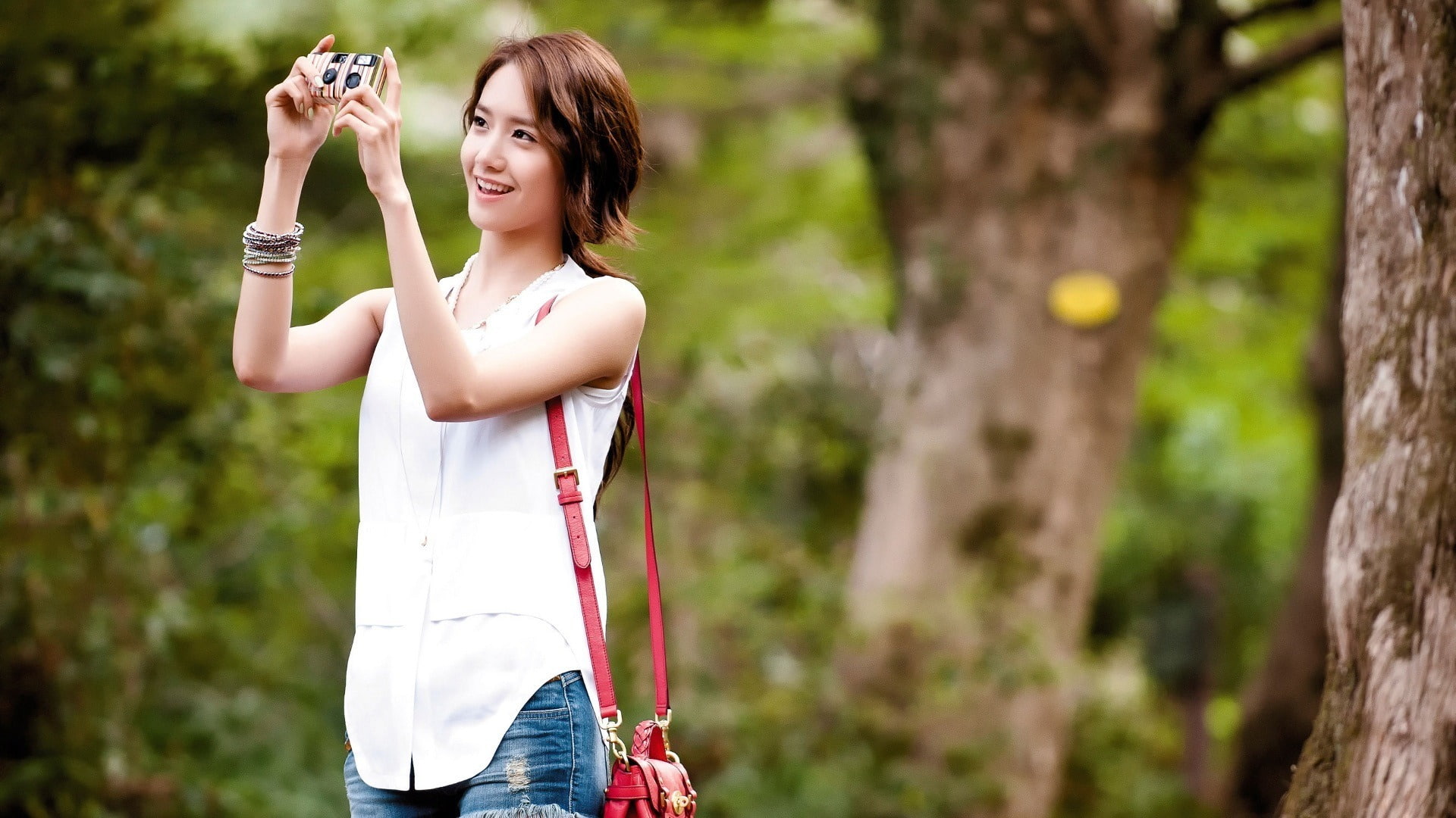 Girl Nature Music Asian Beauty SNSD Kpop Yoona Outside 2k