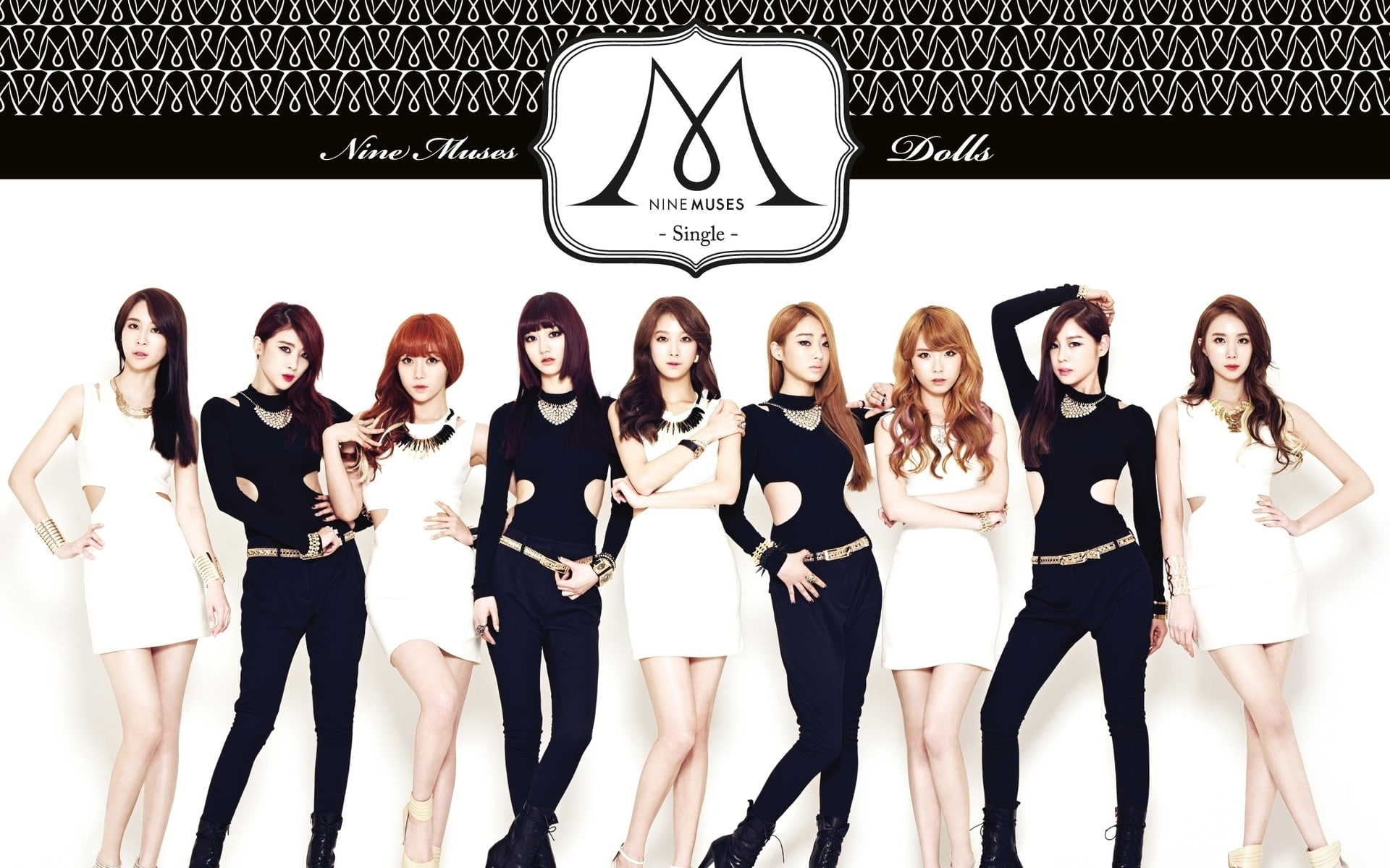 Korean beauty Nine Muses photo HD Wallpaper 06 girl group 2k
