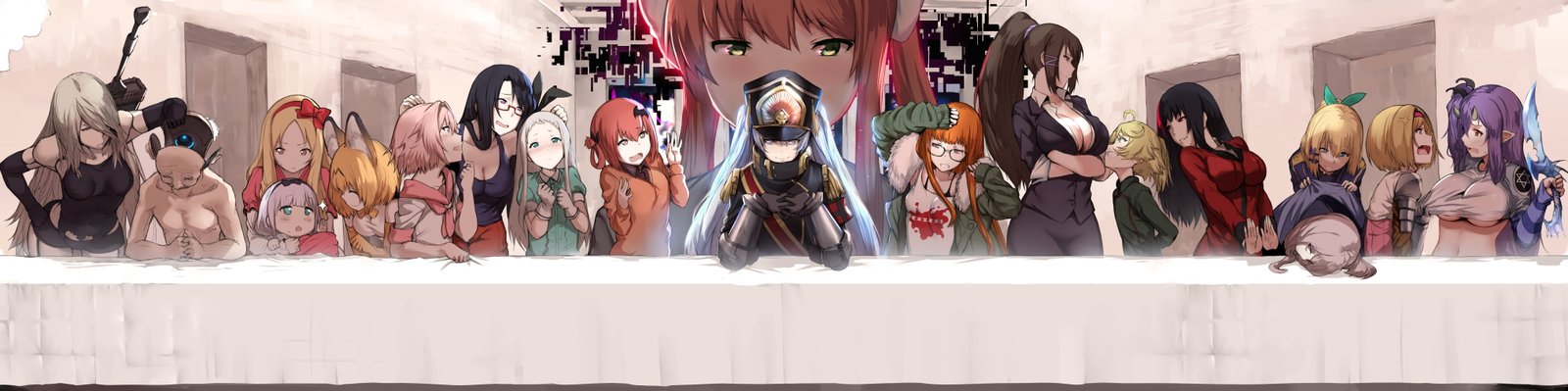 anime character digital wallpaper Re CREATORS Doki Literature Club 2k 4k 5k 8k