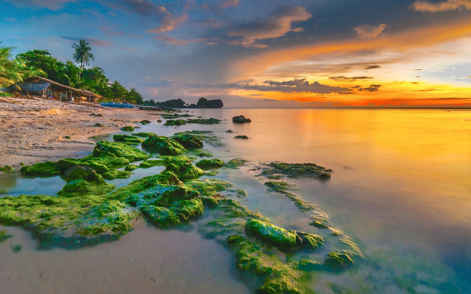 Apatot Beach In Philippines Exotic Asia Sunset Ultra Hd Wallpapers For Desktop Mobile Phones And Laptop 2k 4k