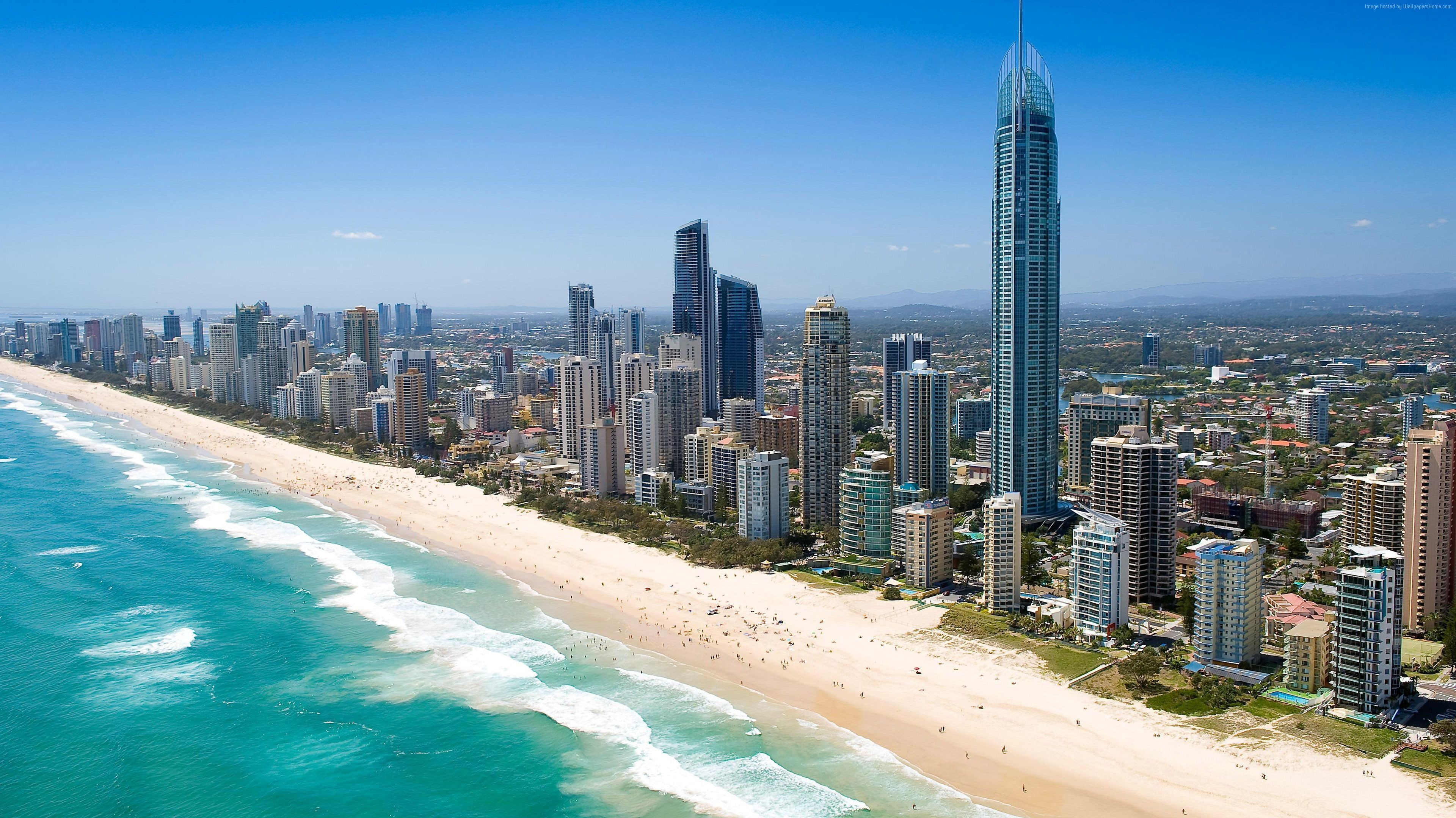 Australia Queensland skyscrapers Best Beaches in the World 2k 4k