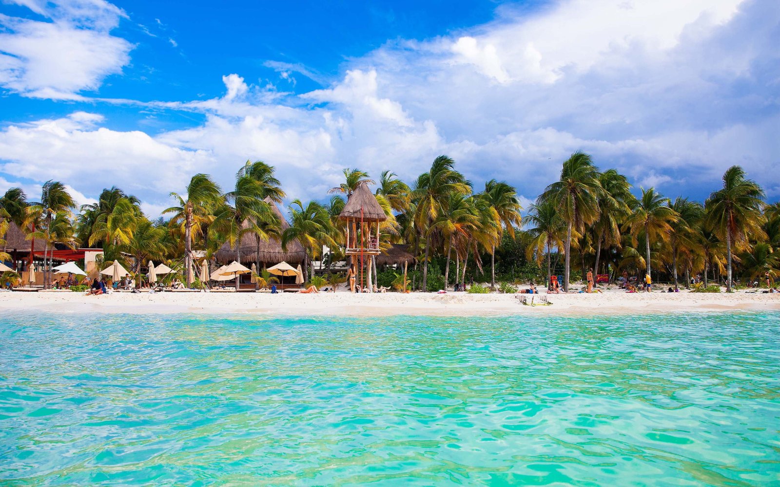 Cancun Beach Mexico A City On The Yucatan Peninsula That Borders Caribbean Sea Photo Wallpaper Hd 2k 4k