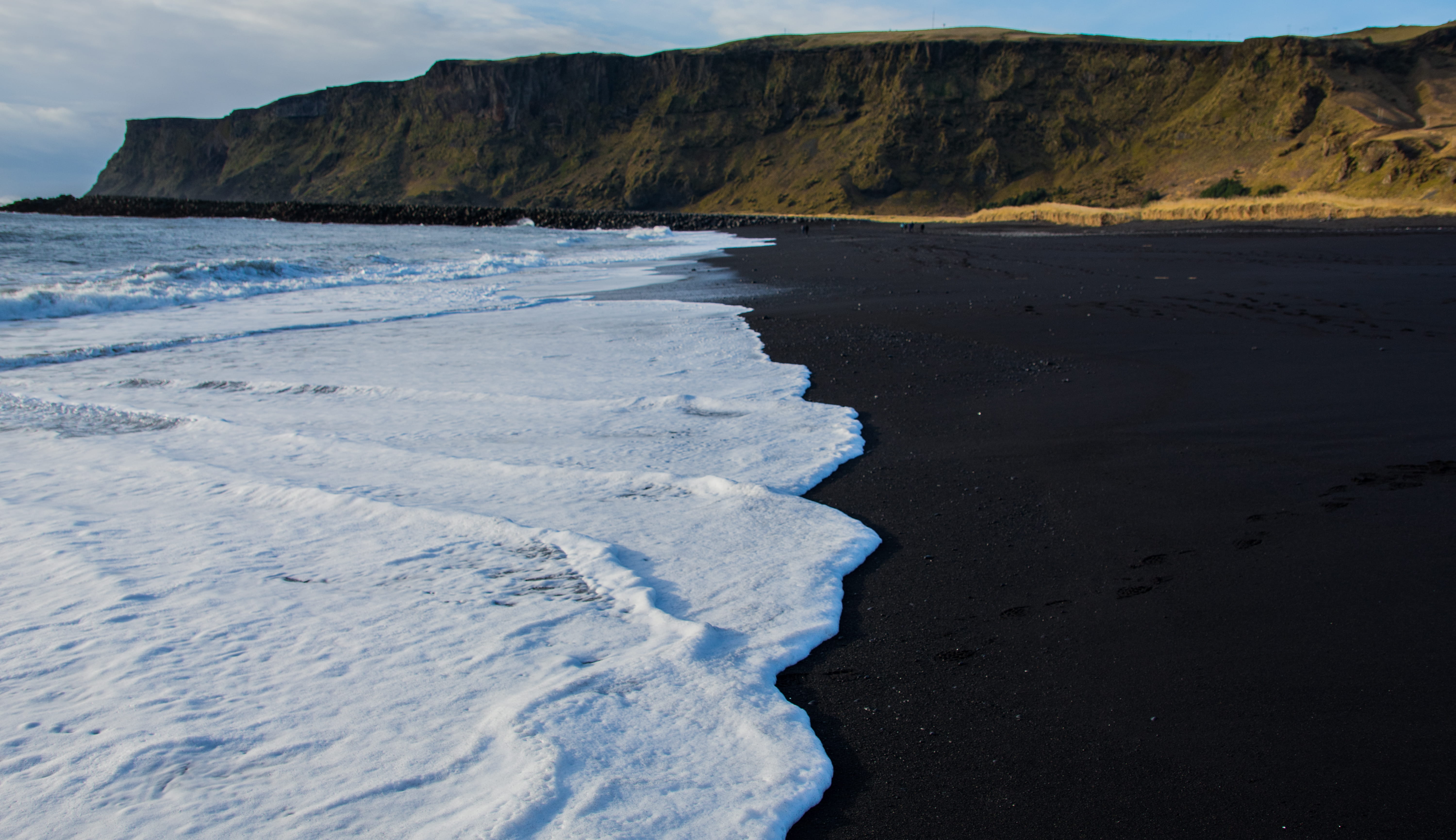 iceland vik photography black sand beach sea 2k 4k 5k